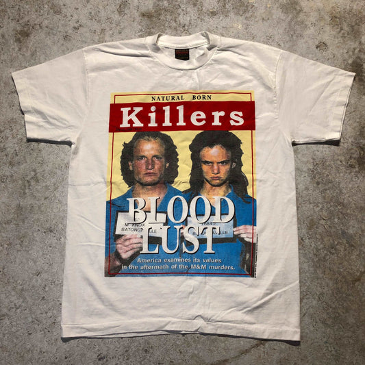 1994 Natural Born Killers Movie Promo Tee famous Bands (Large), Tee - Vintage64.com