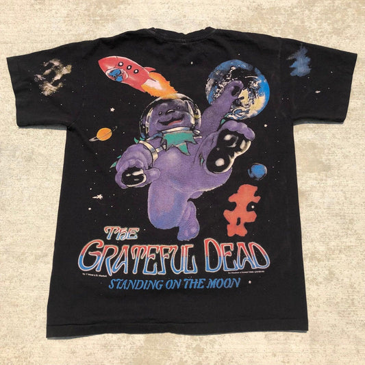 1995 Grateful Dead All Over Print Moon T-Shirt (Large), Tee - Vintage64.com
