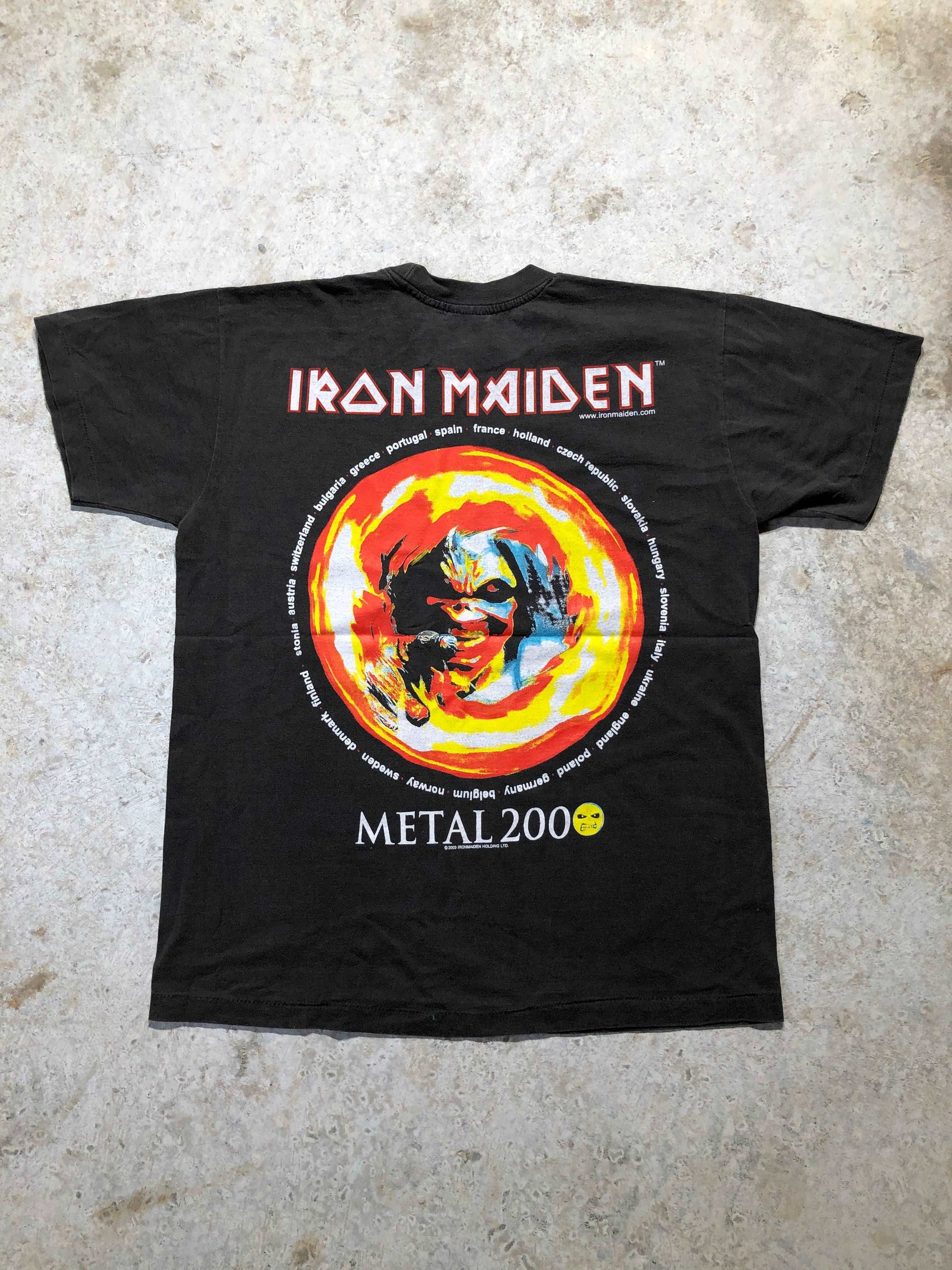 2003 Iron Maiden Metal Tour Tee (Large), Tee - Vintage64.com