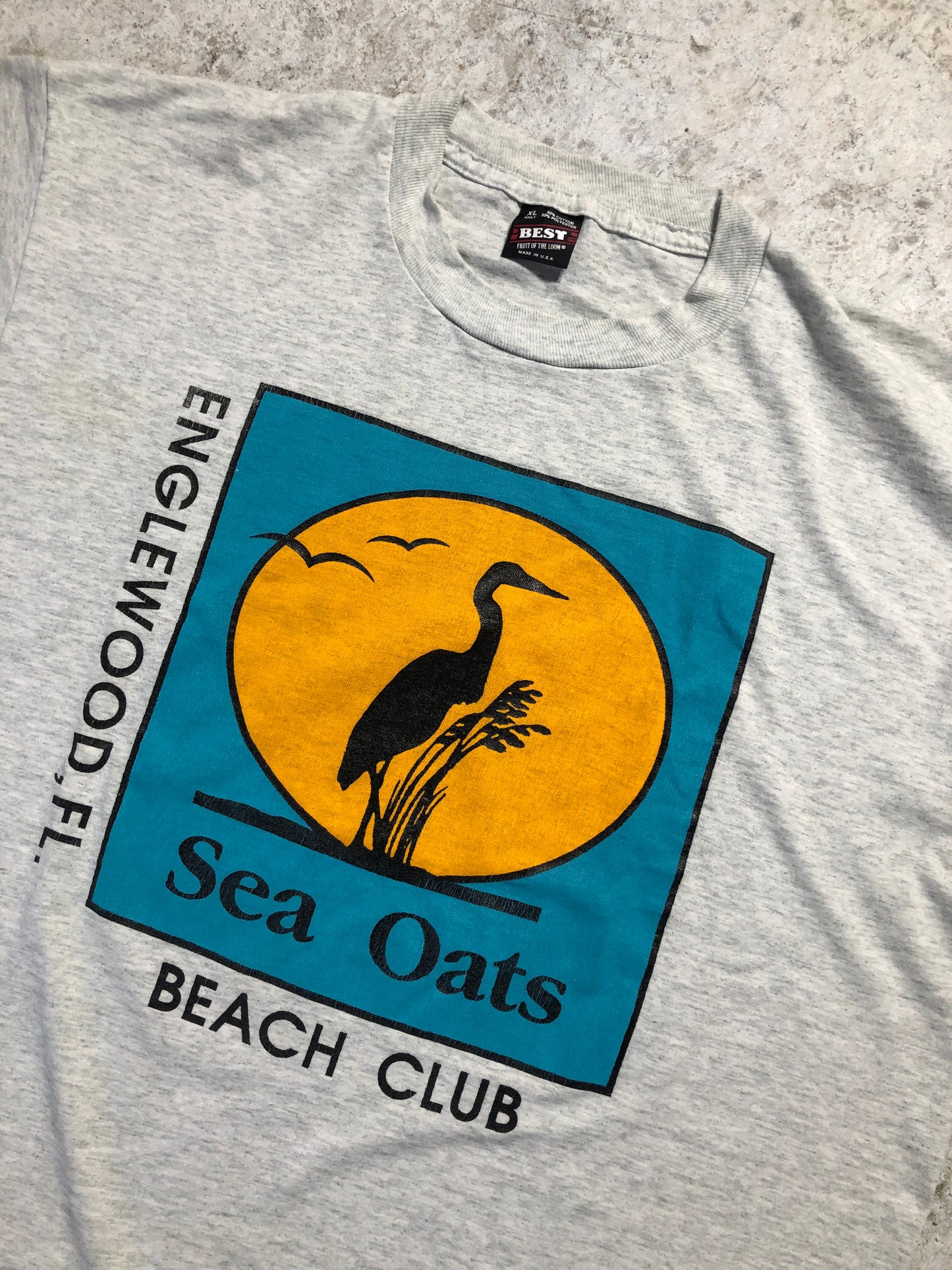 90s Englewood Florida Beach Club Tee (X-Large), Tee - Vintage64.com