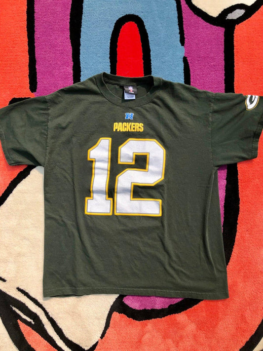 Arron Rogers Green Bay Packers (Large), Tee - Vintage64.com