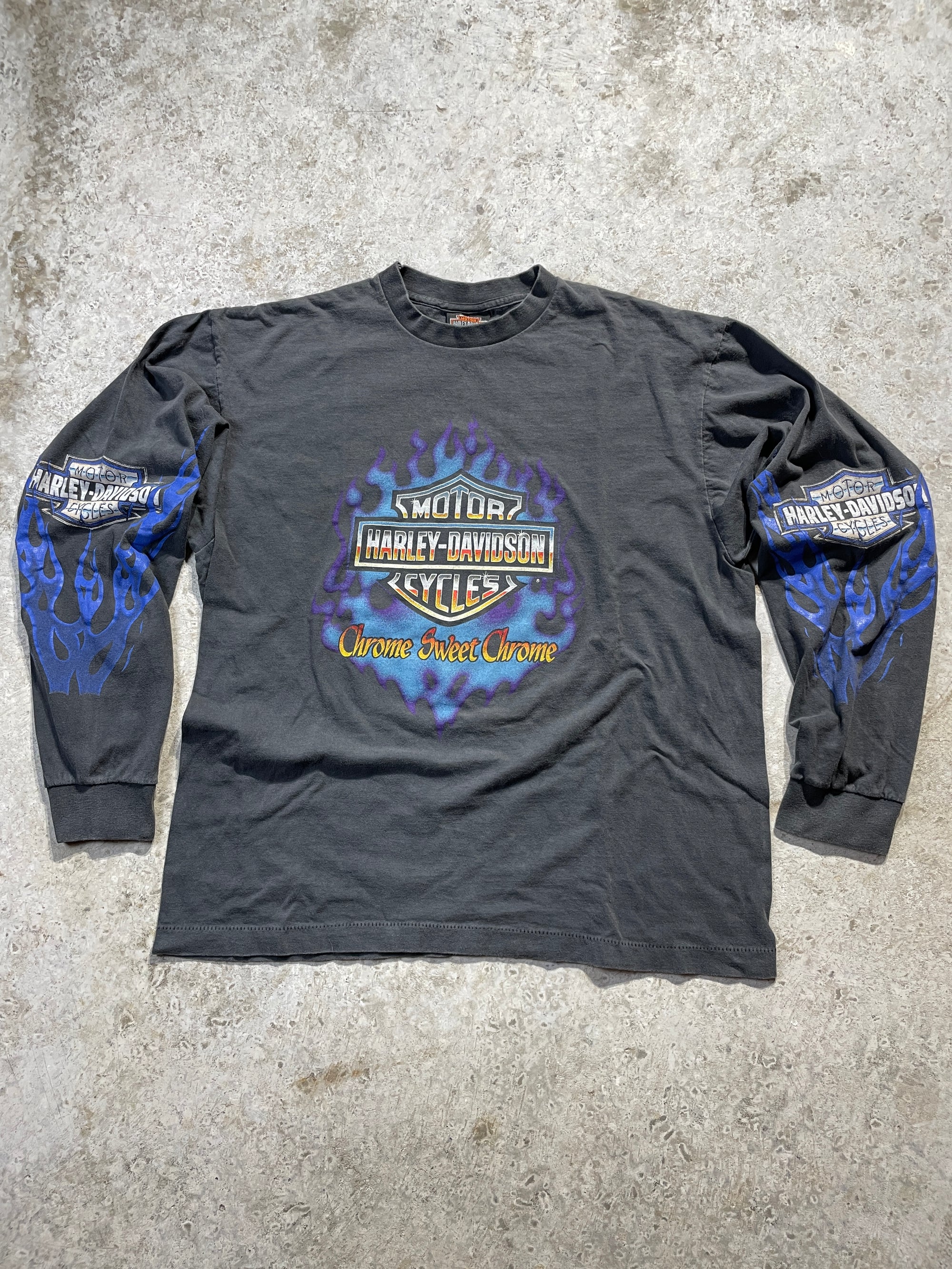 2005 Blue Harley Davidson Yuma Arizona Long Sleeve (X-Large)