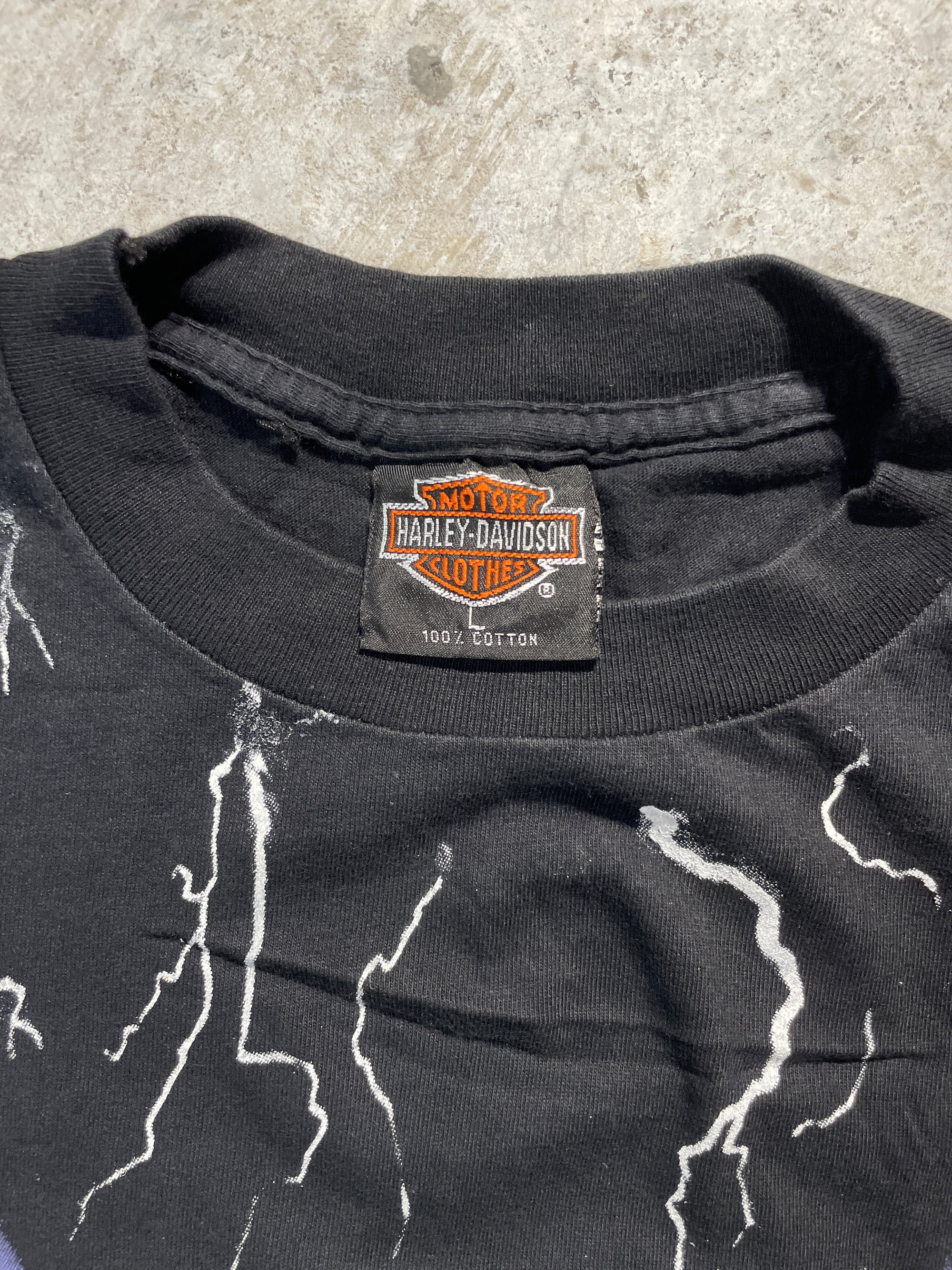 1997 Harley Davidson Thunder & Lightning Tee (Large)