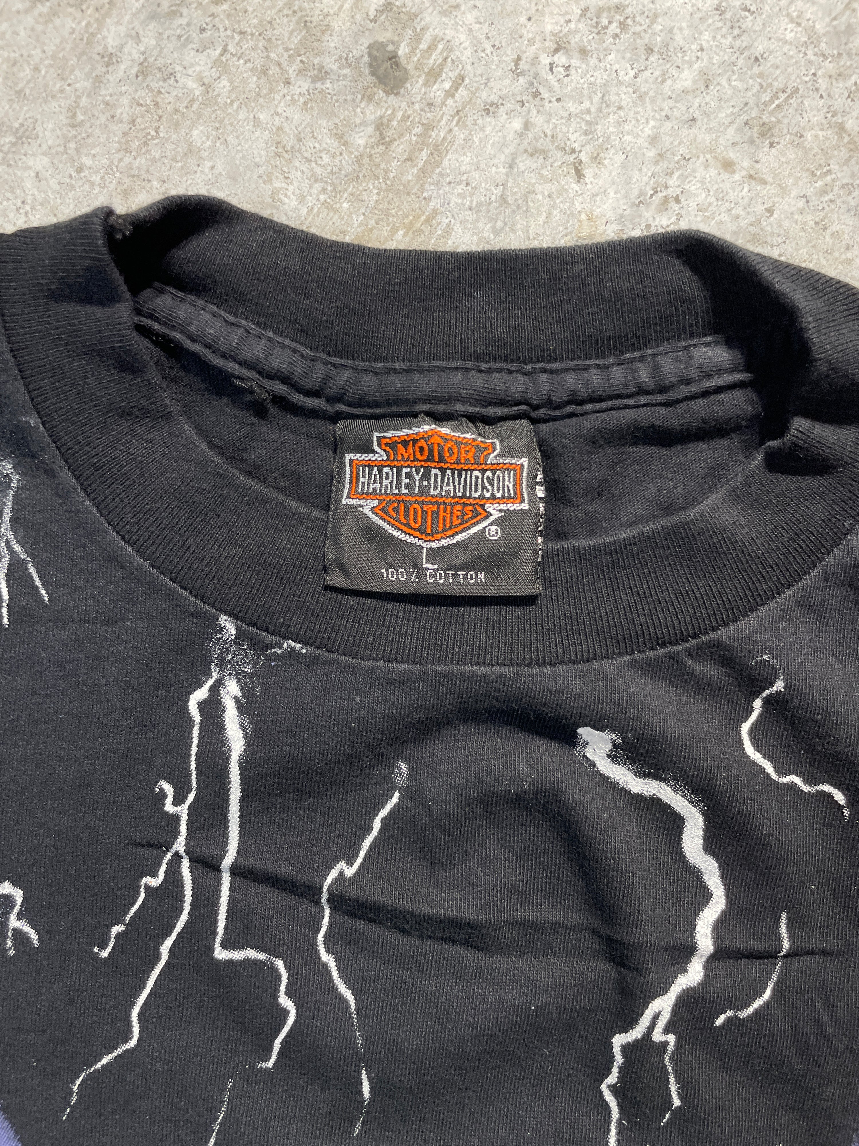 1997 Harley Davidson Thunder & Lightning Tee (Large)