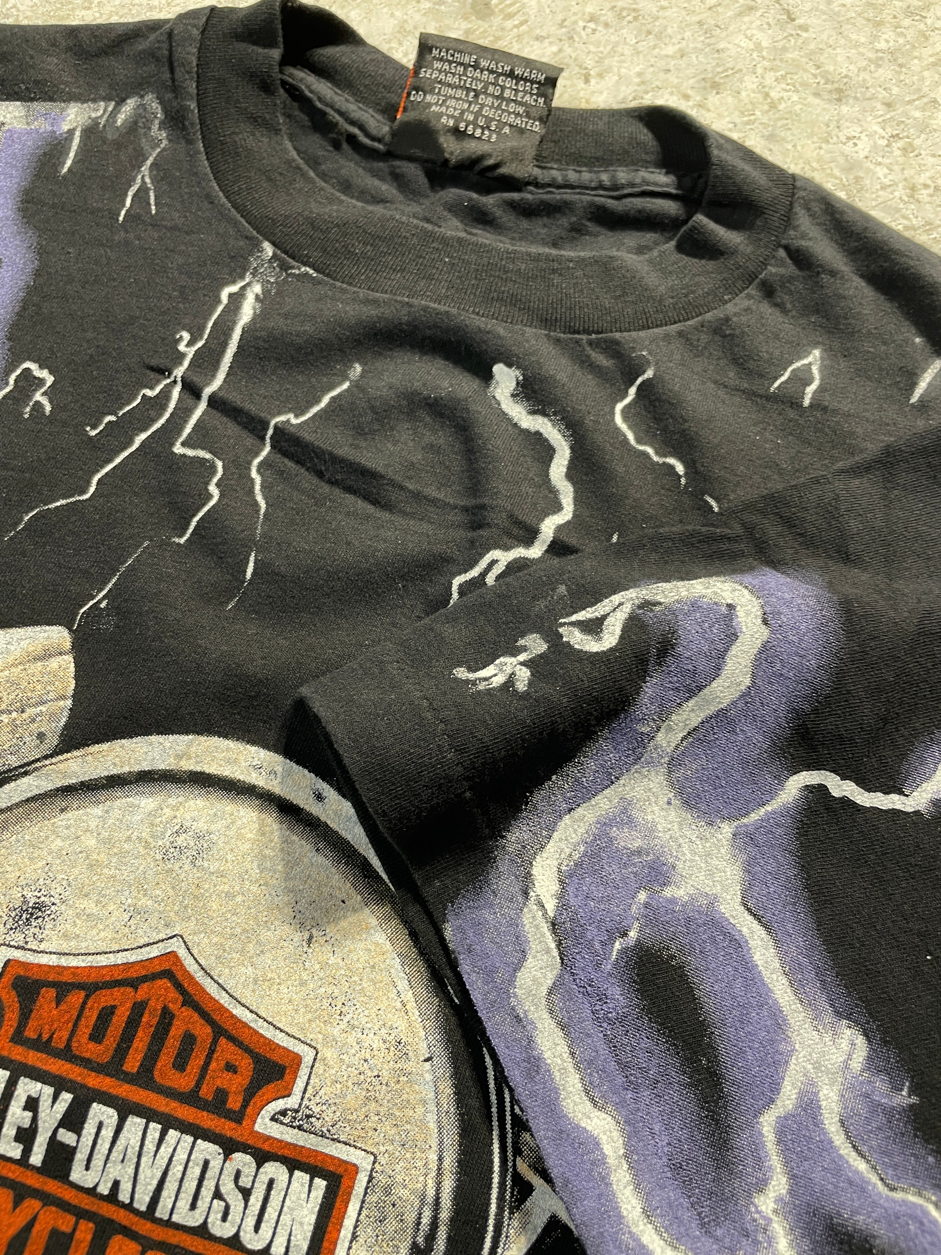 1997 Harley Davidson Thunder & Lightning Tee (Large)