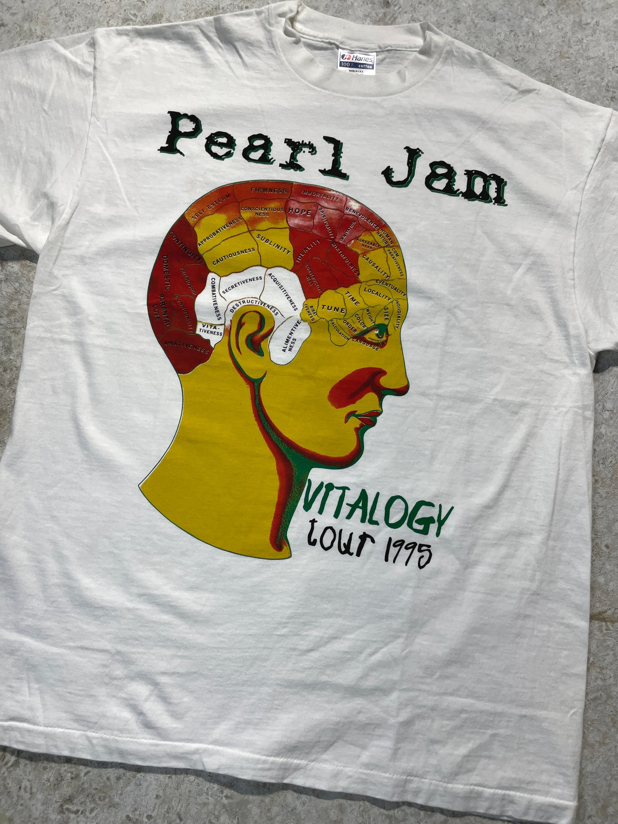 1995 Pearl Jam Vitalogy Tour Tee (X-Large)