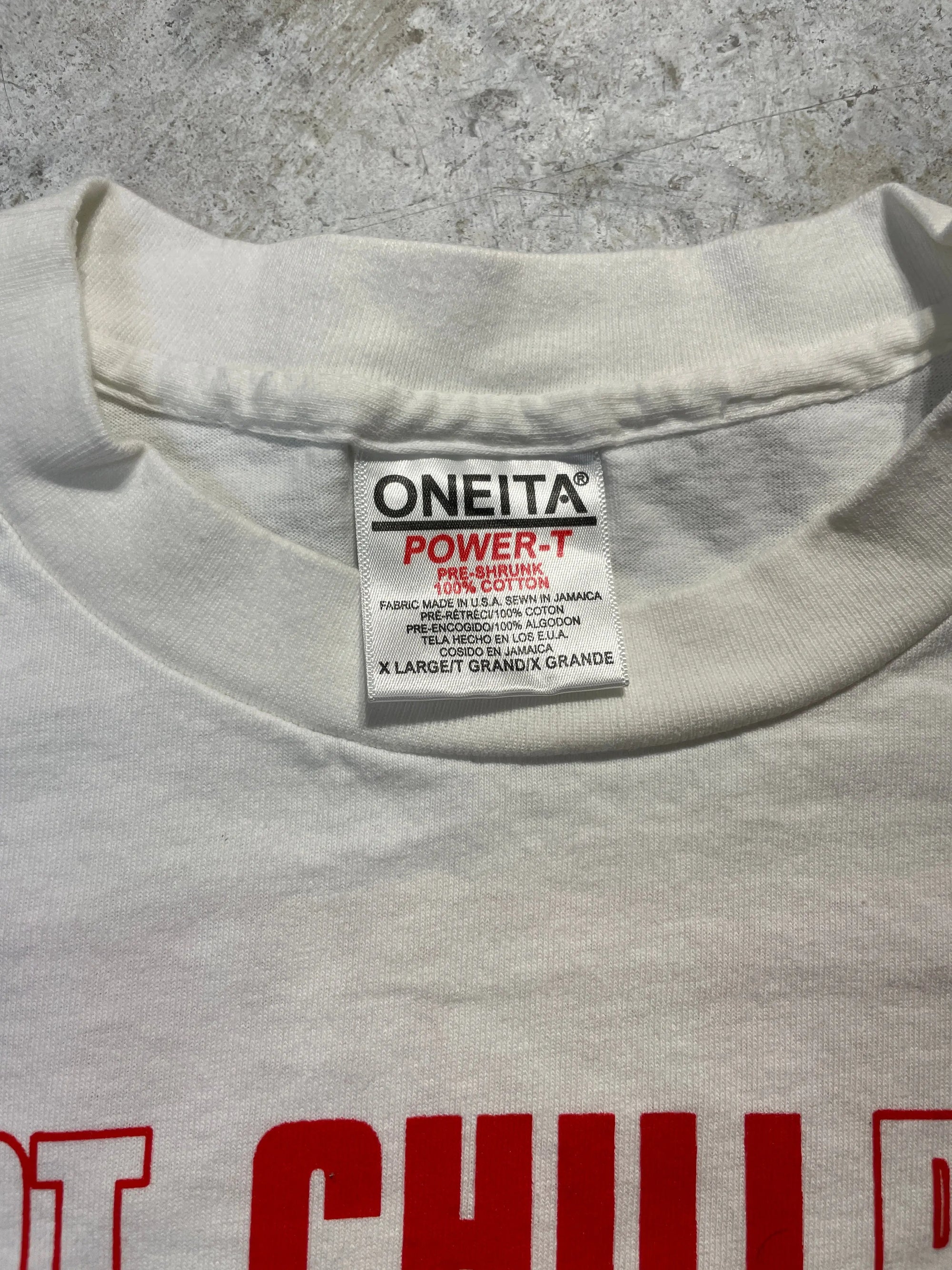 1991 Red Hot Chili Peppers / Nirvana / Pearl Jam Tour Tee (X-Large) Tee - Vintage64.com - []