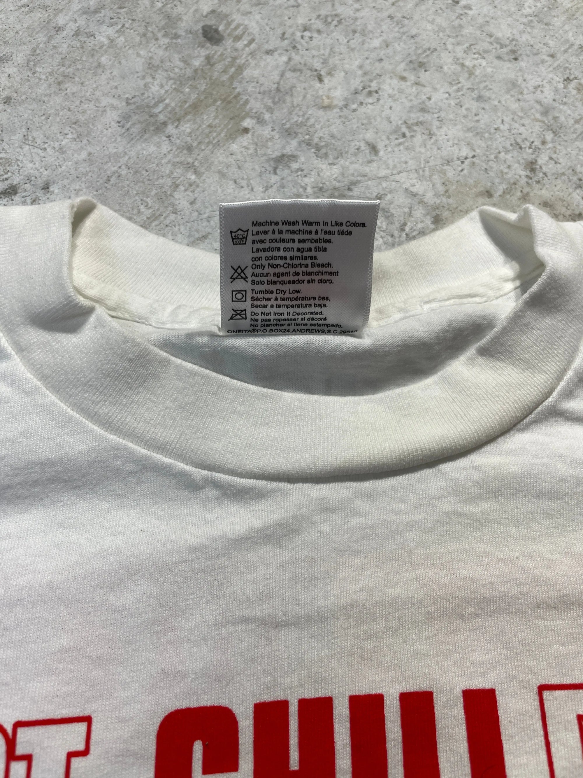 1991 Red Hot Chili Peppers / Nirvana / Pearl Jam Tour Tee (Large) Tee - Vintage64.com - []