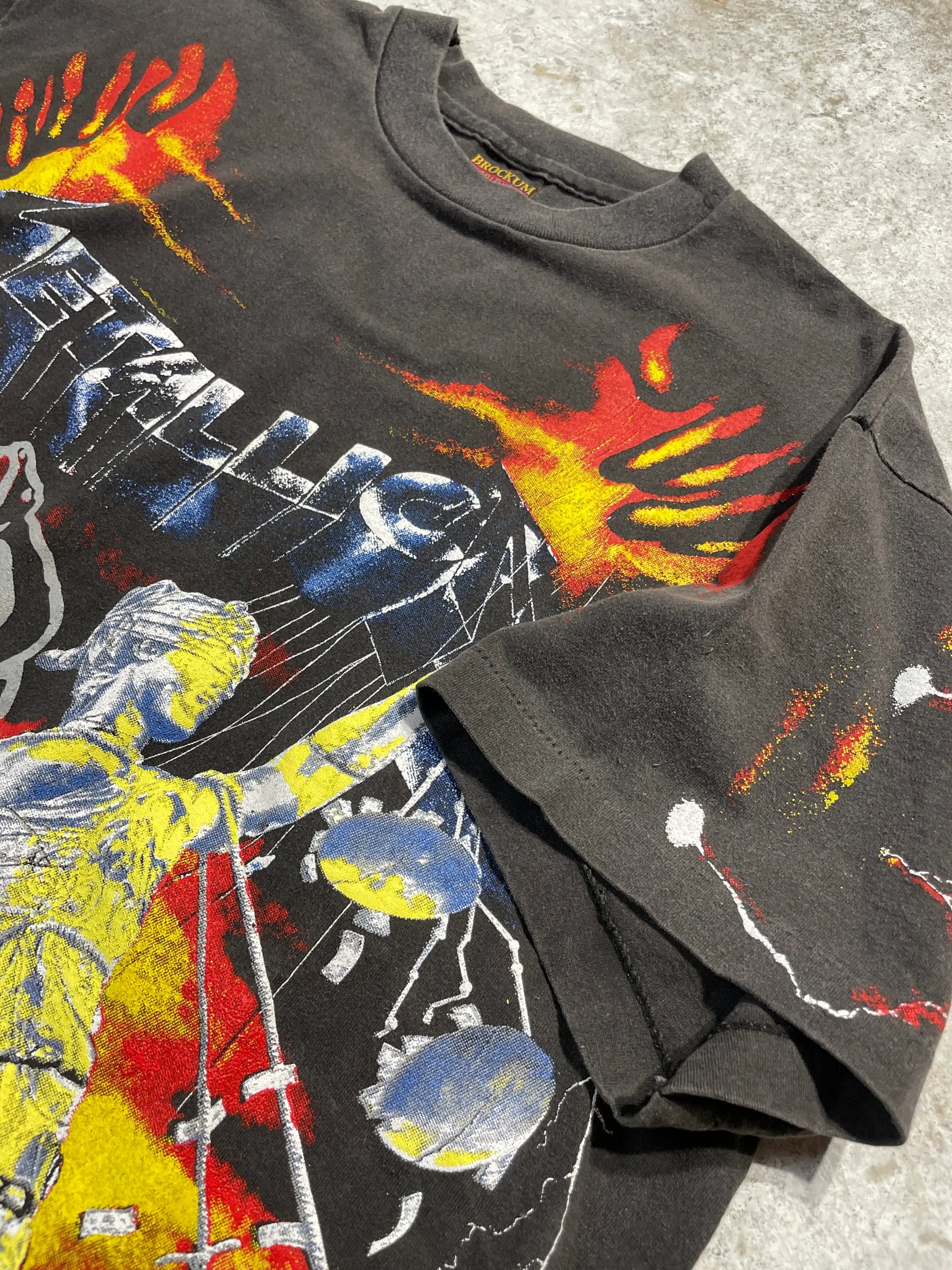 1991 Metallica All Over Print Band Tee (X-Large) - Tee - Vintage - Vintage64