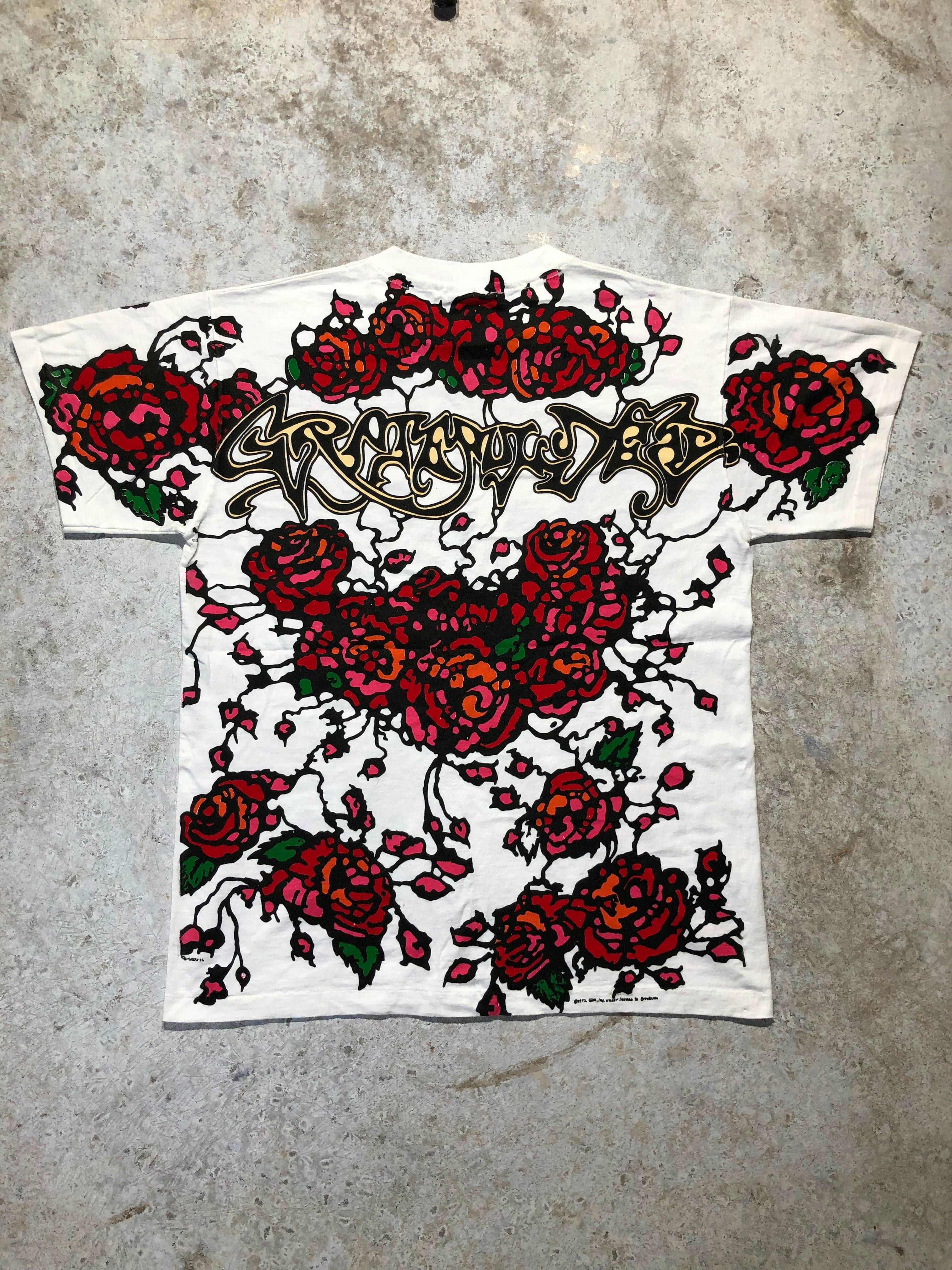 1992 Grateful Dead Red Flowers Tee (Large) – Vintage64