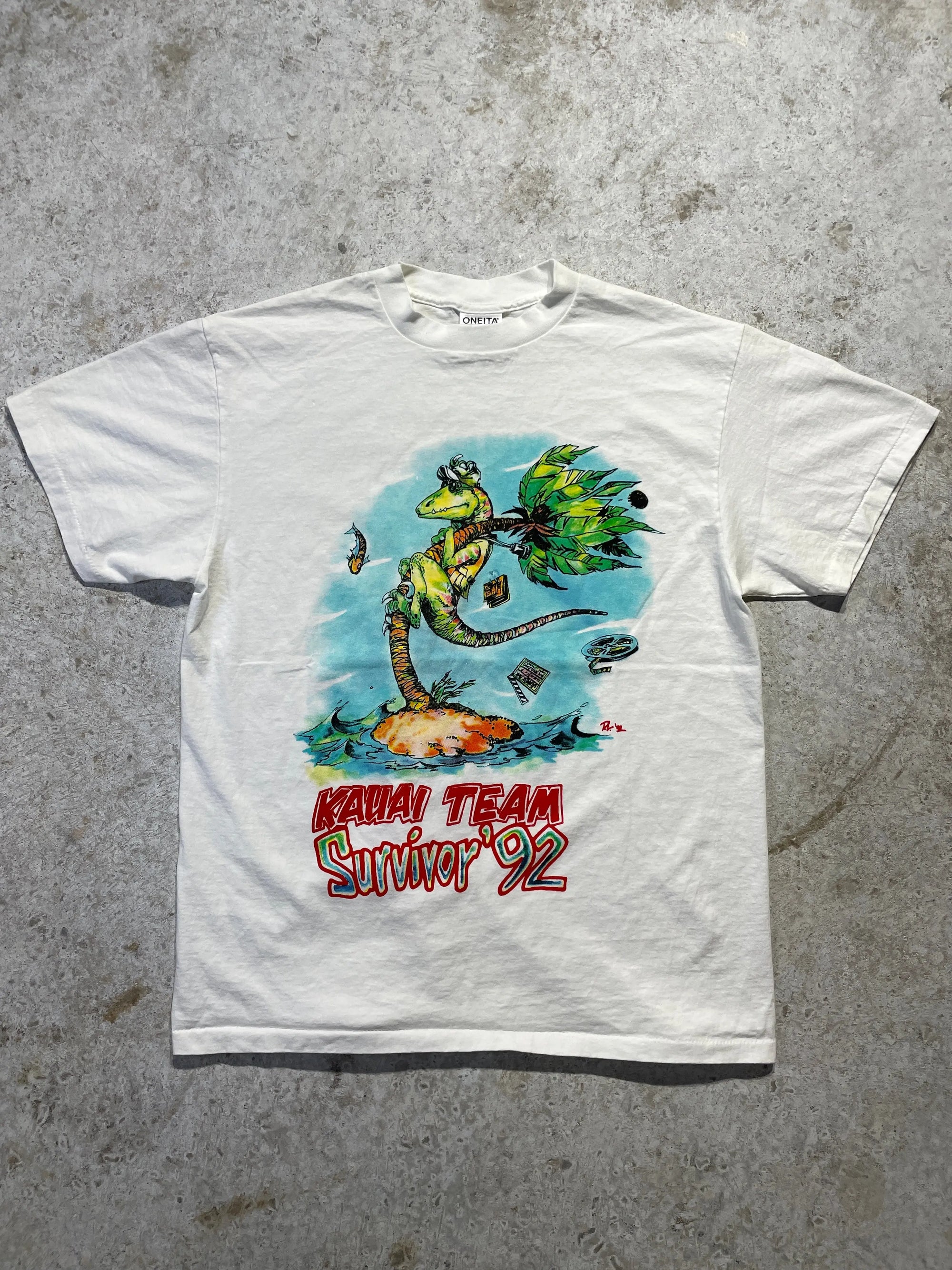 1992 Kauai Survivor Jurasic Park Tee (Large) Vintage64