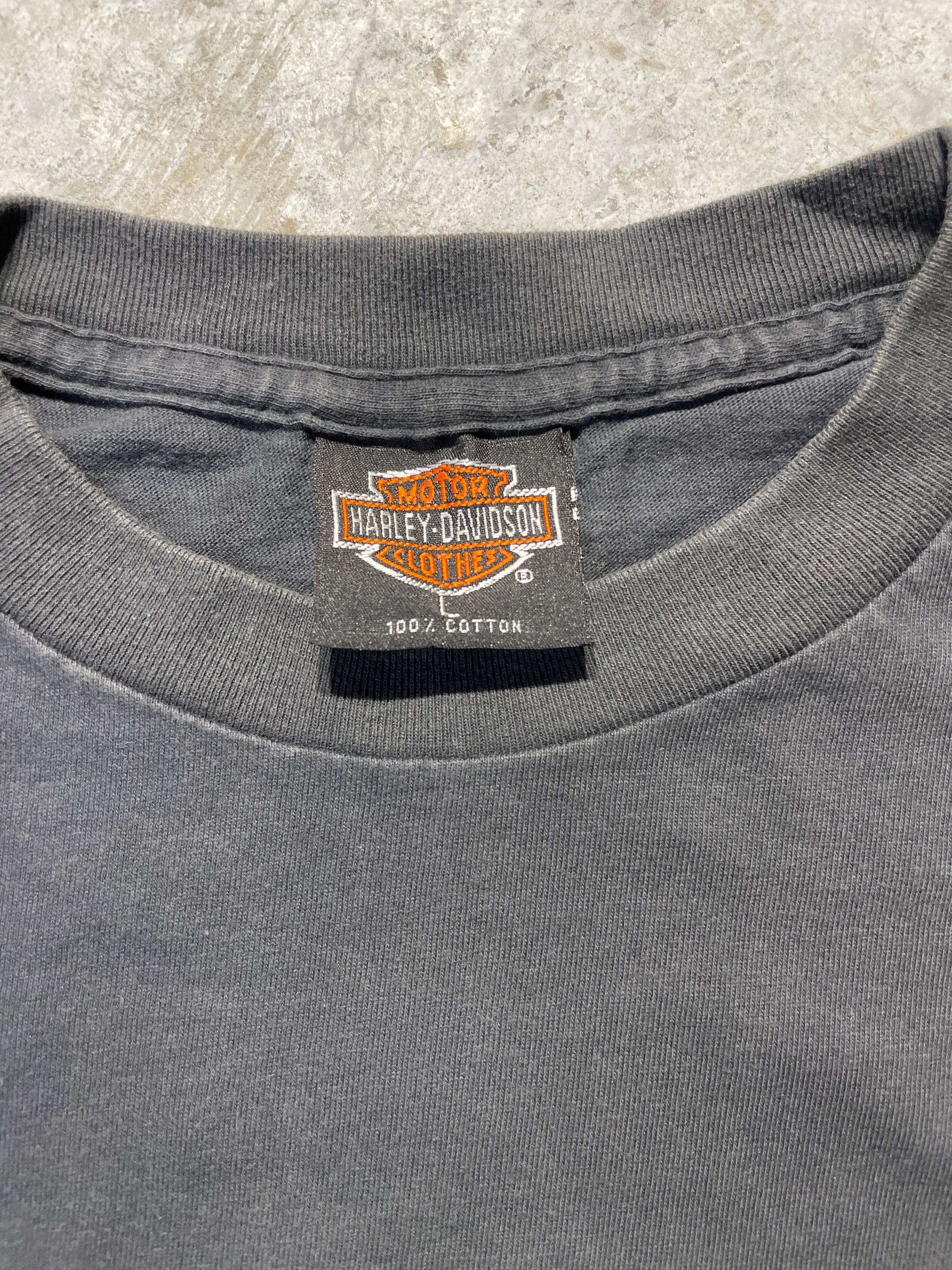 1993 Harley Davidson Blue Flames Tennessee Long Sleeve (Large) - Tee - Vintage - Vintage64