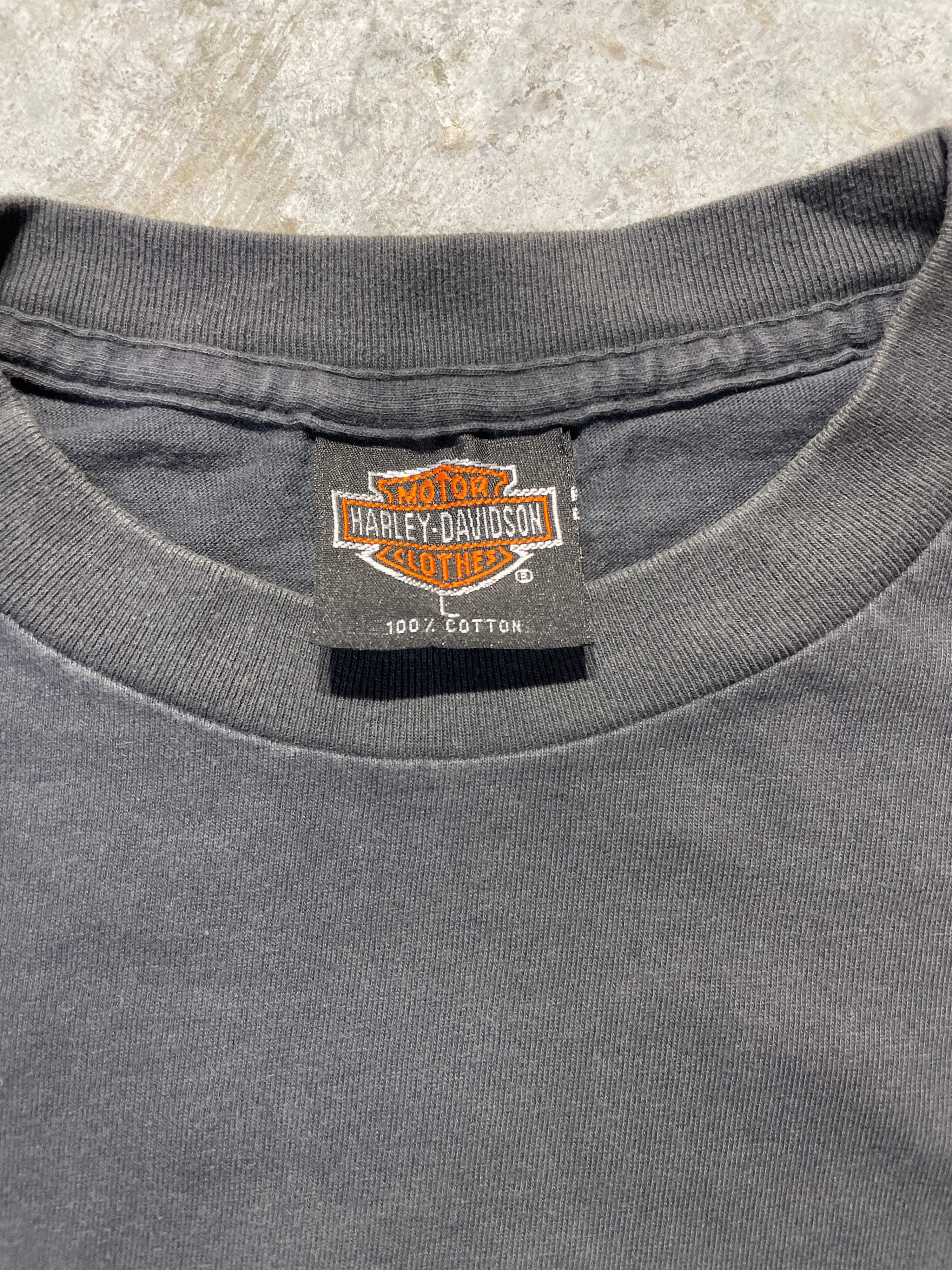1993 Harley Davidson Blue Flames Tennessee Long Sleeve (Large) - Tee - Vintage - Vintage64
