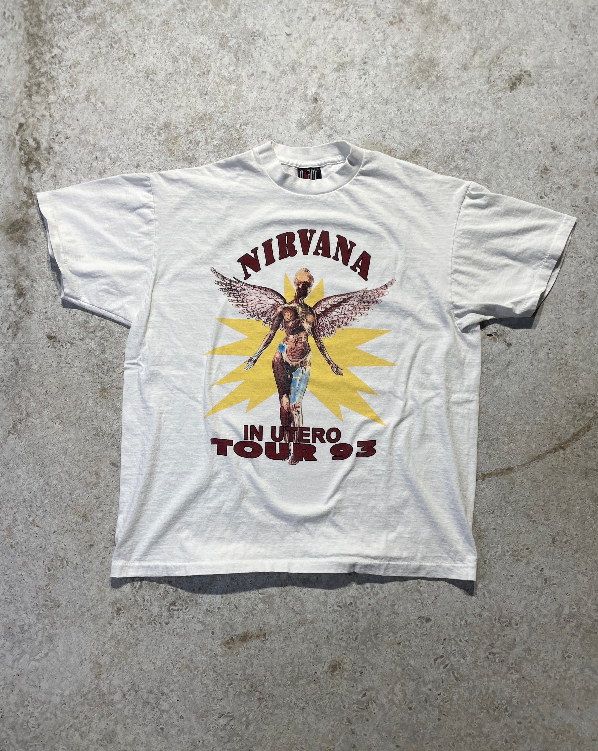 1993 Nirvana World Tour Tee (X-Large) - Tee - Vintage - Vintage64