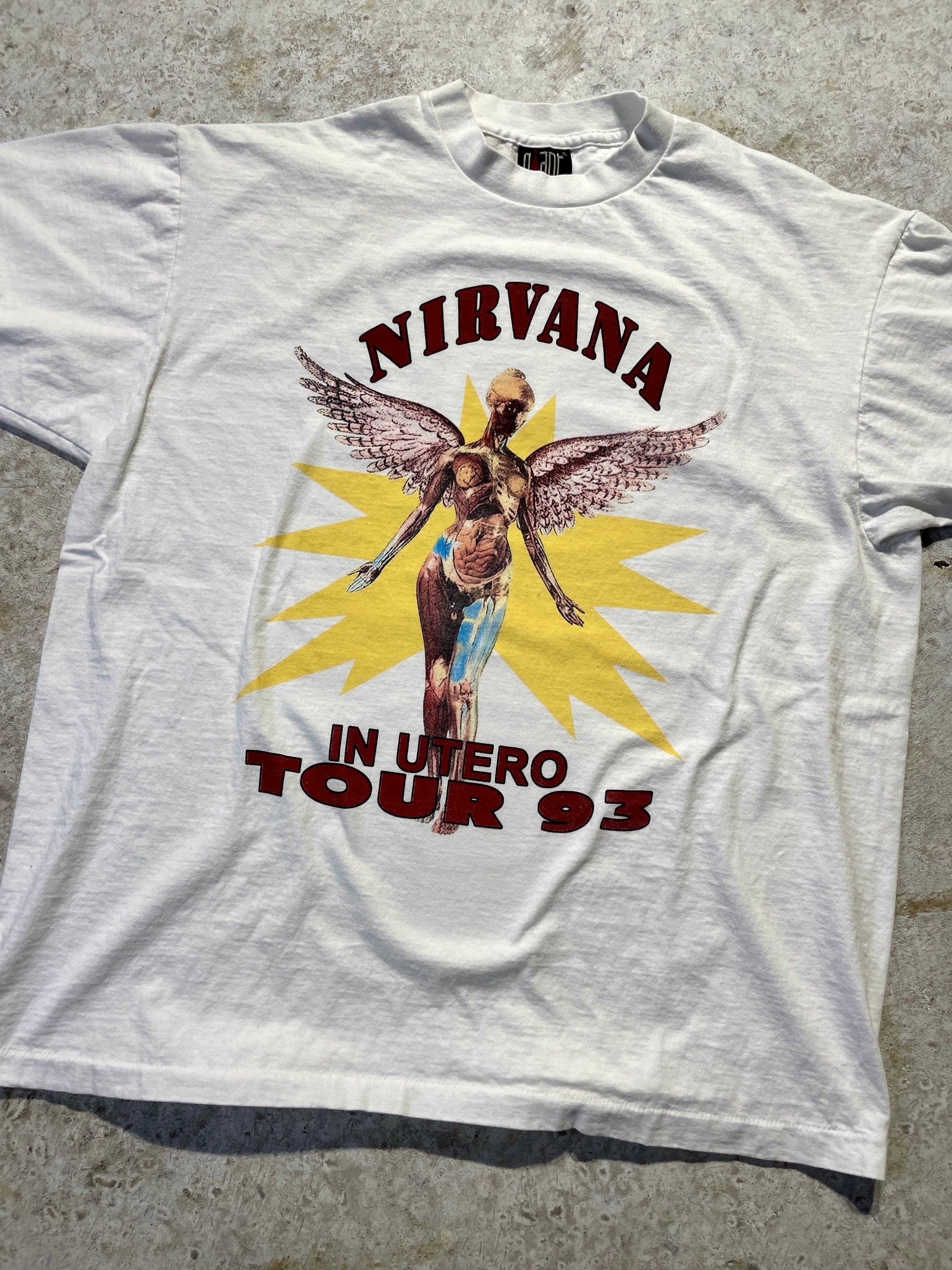 1993 Nirvana World Tour Tee (X-Large) - Tee - Vintage - Vintage64