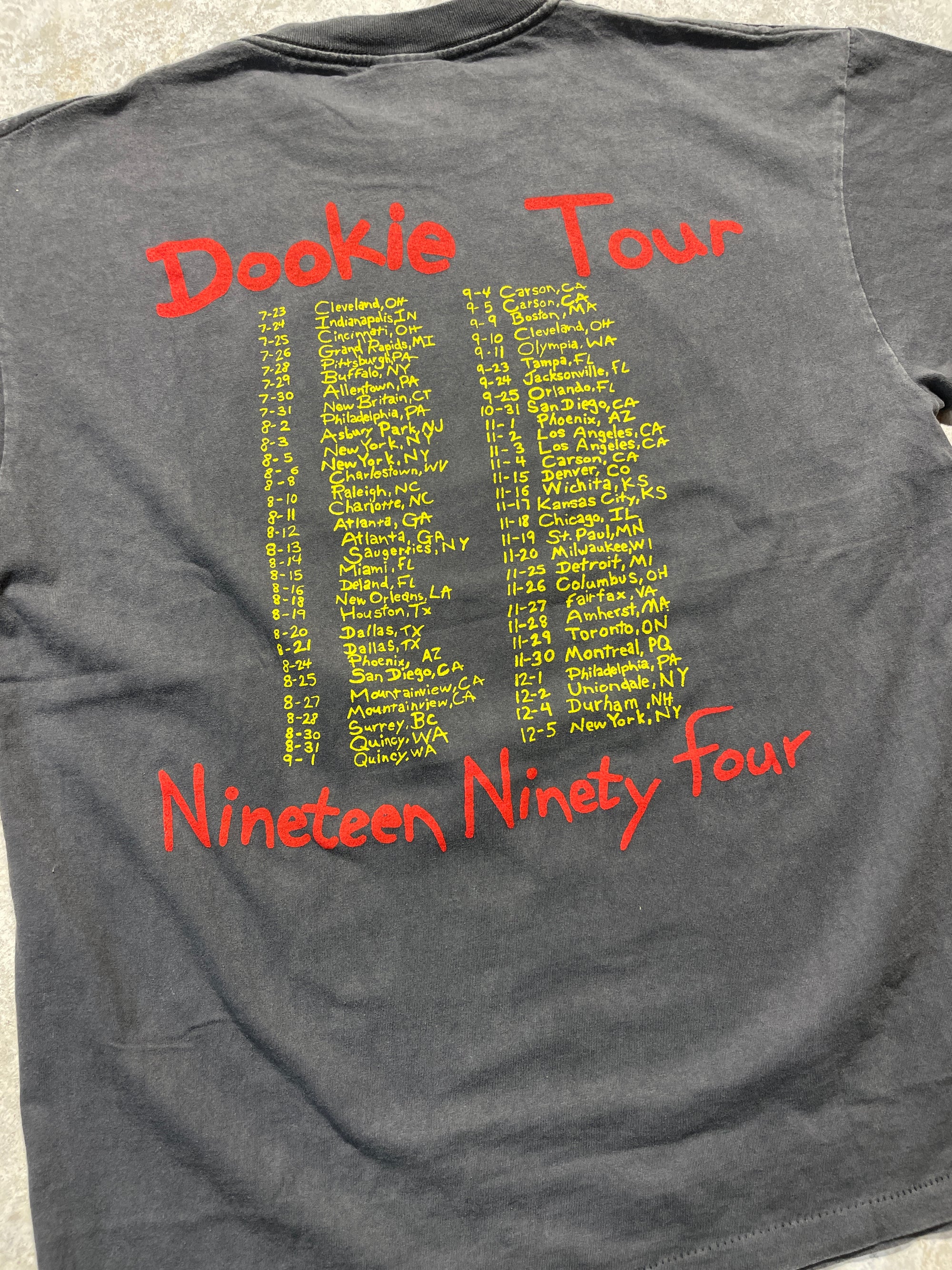 1994 Green Day Dookie Tour Tee (Large) - Tee - Vintage - Vintage64