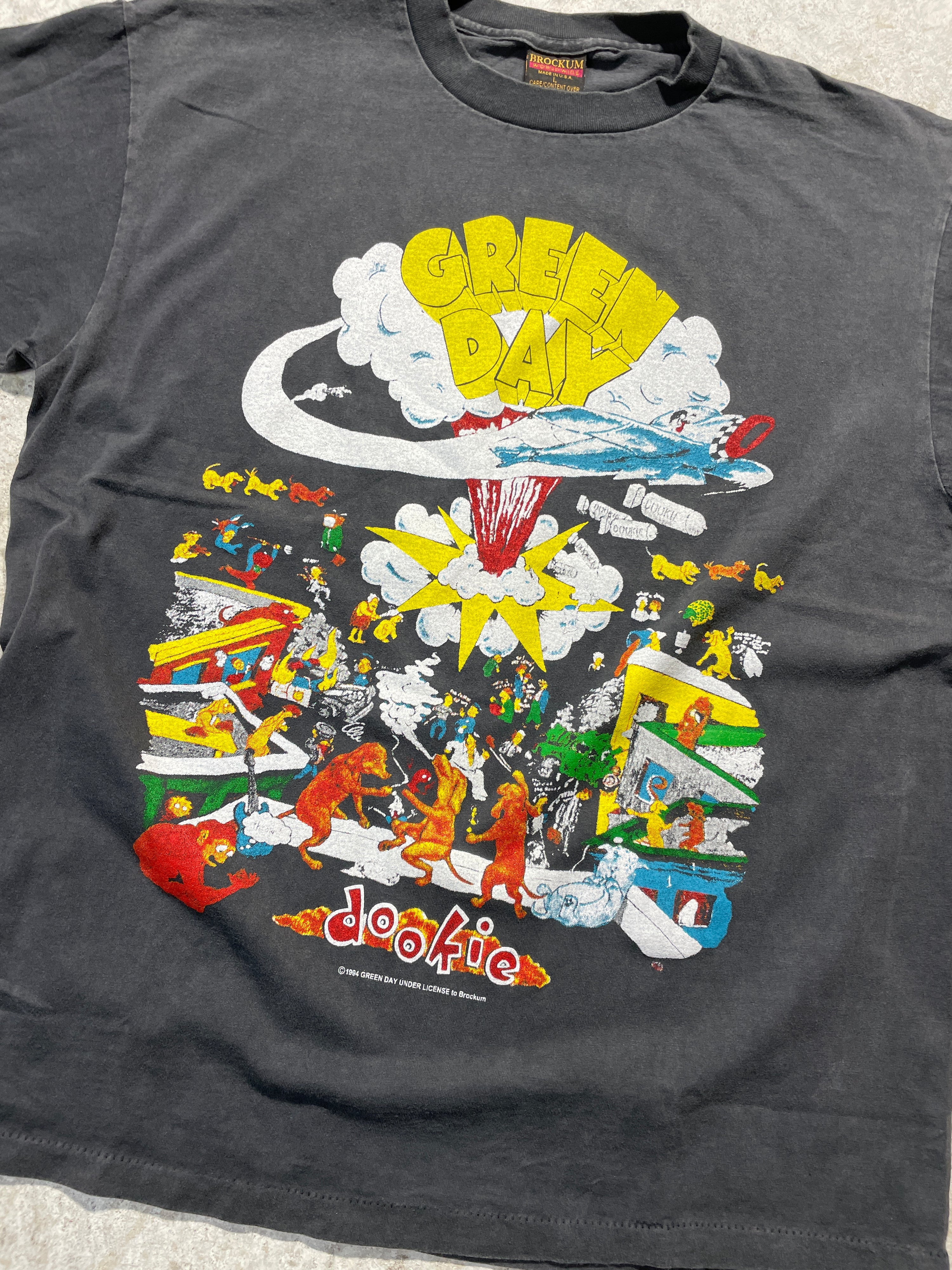 1994 Green Day Dookie Tour Tee (Large) - Tee - Vintage - Vintage64