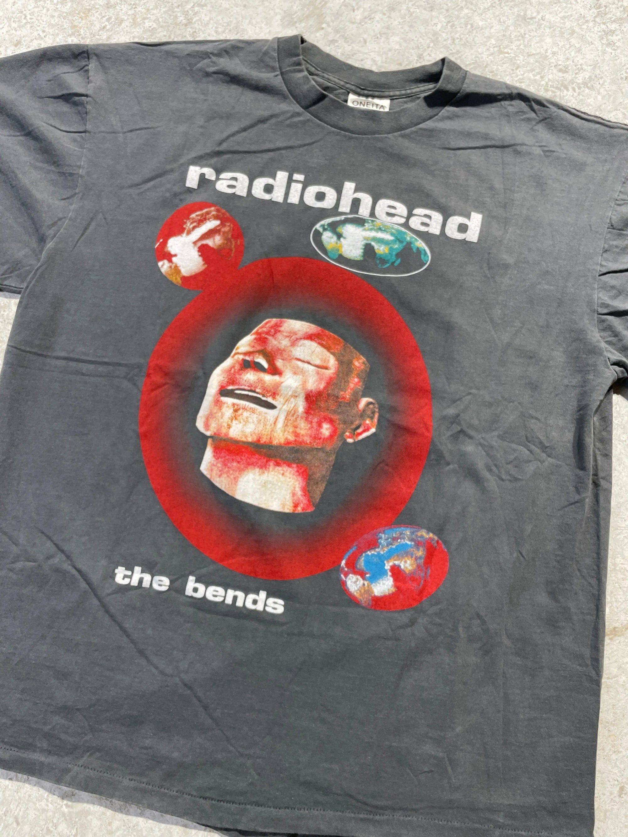 1995 Radiohead The Bends Tour (X-Large) Tee - Vintage64.com - []