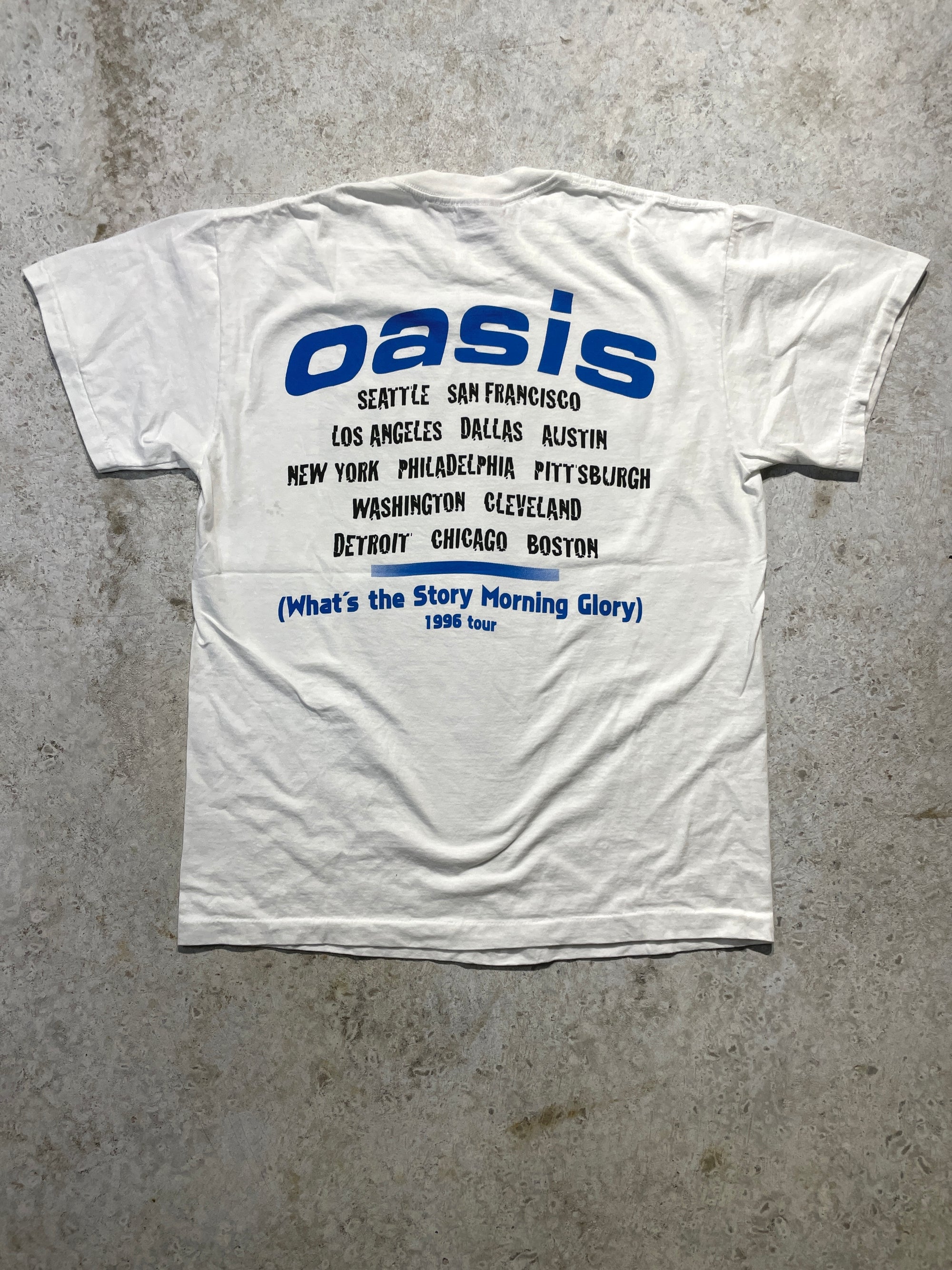 1996 Oasis Band Tour Tee (Large) - Tee - Vintage - Vintage64