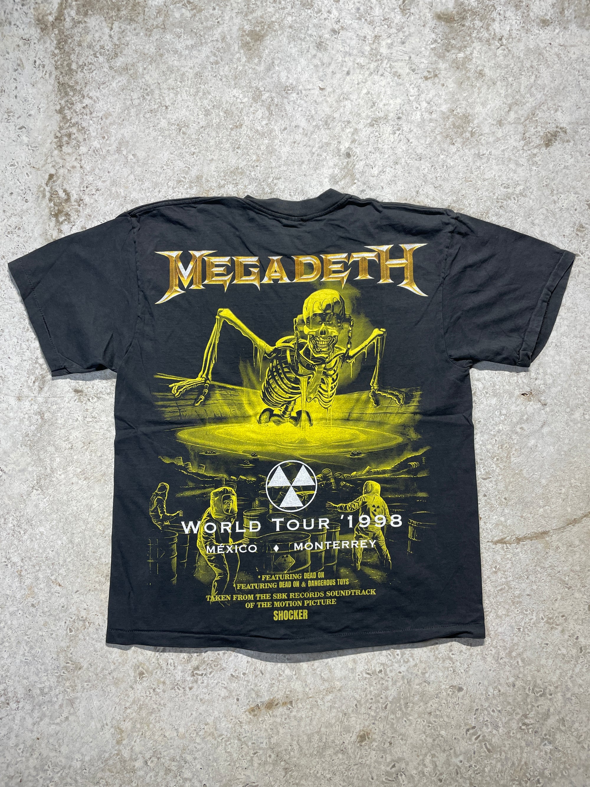 1998 Megadeth World Tour Tee (X-Large)
