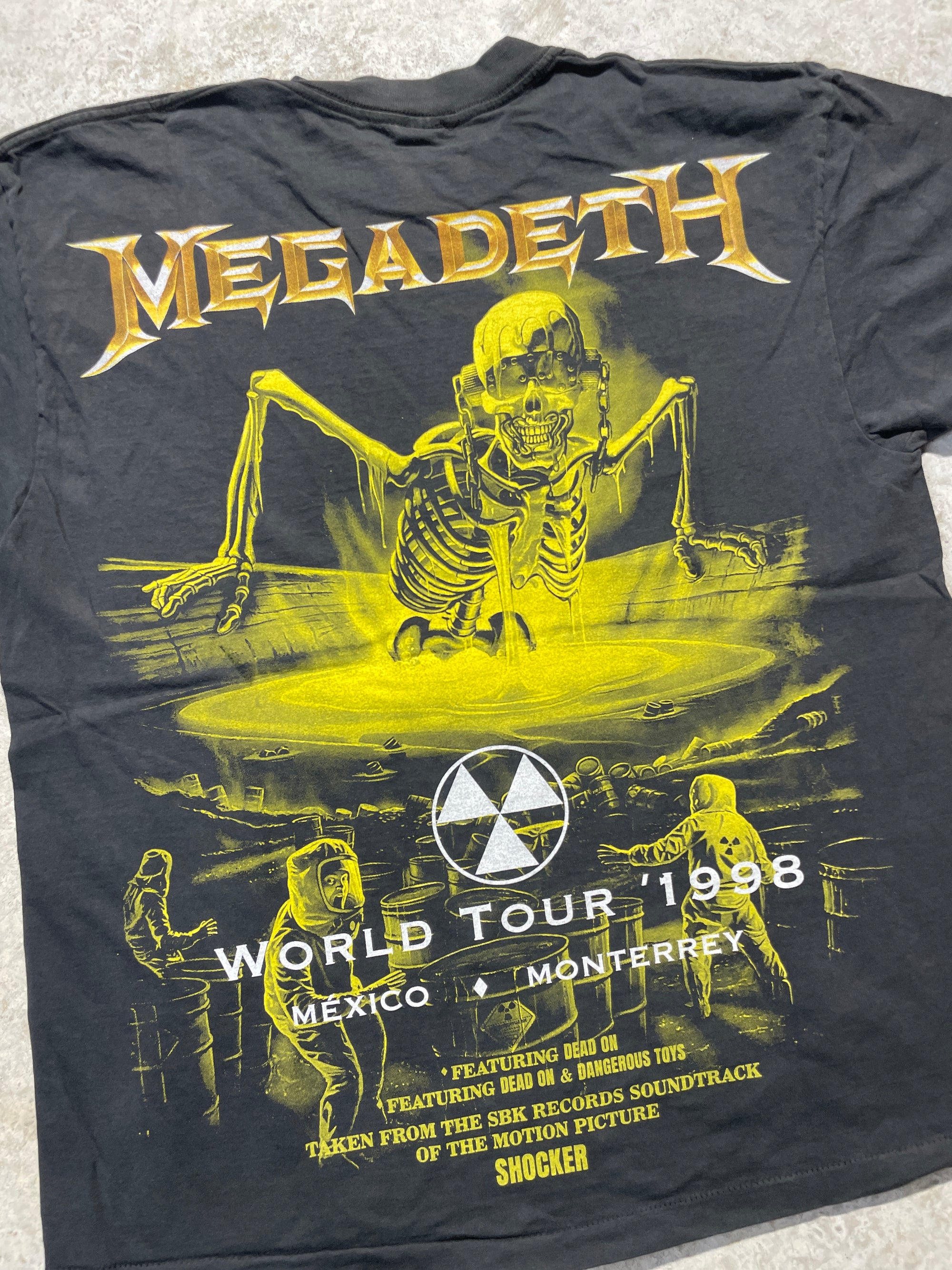 1998 Megadeth World Tour Tee (X-Large)