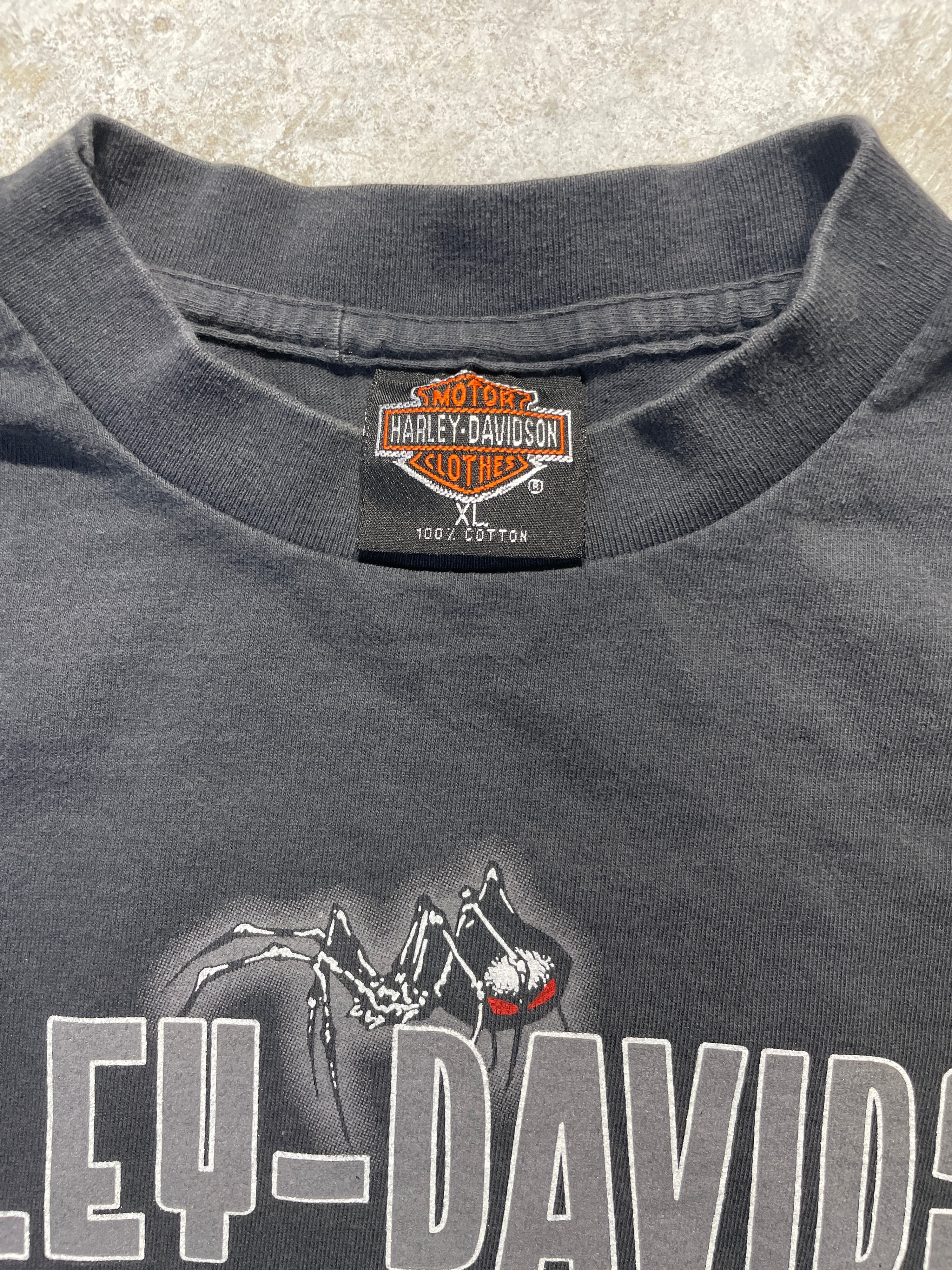 2005 Chicago Harley Davidson Spiderweb Long Sleeve (X-Large) - Tee - Vintage - Vintage64