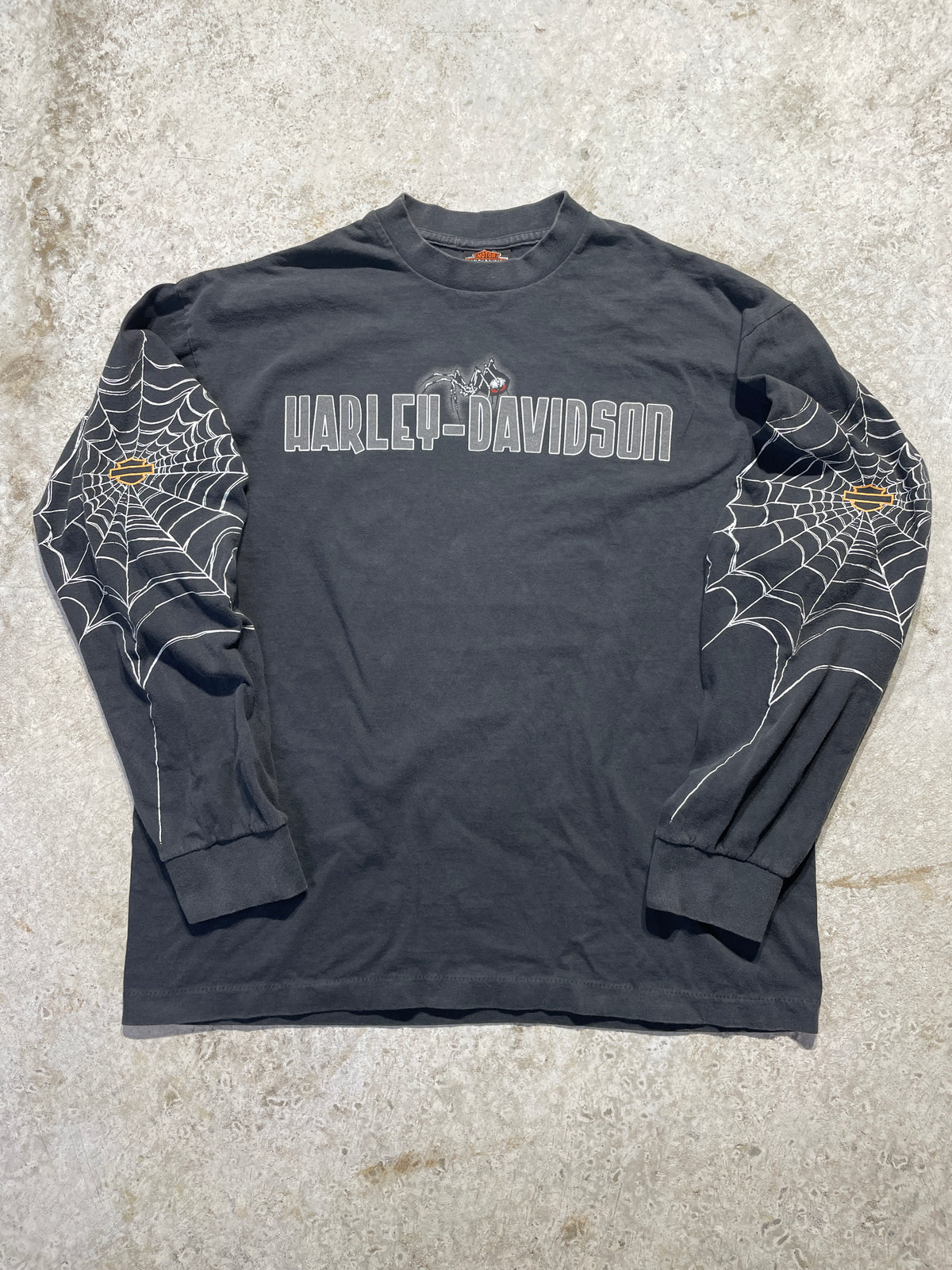 2005 Chicago Harley Davidson Spiderweb Long Sleeve (Large) – Vintage64
