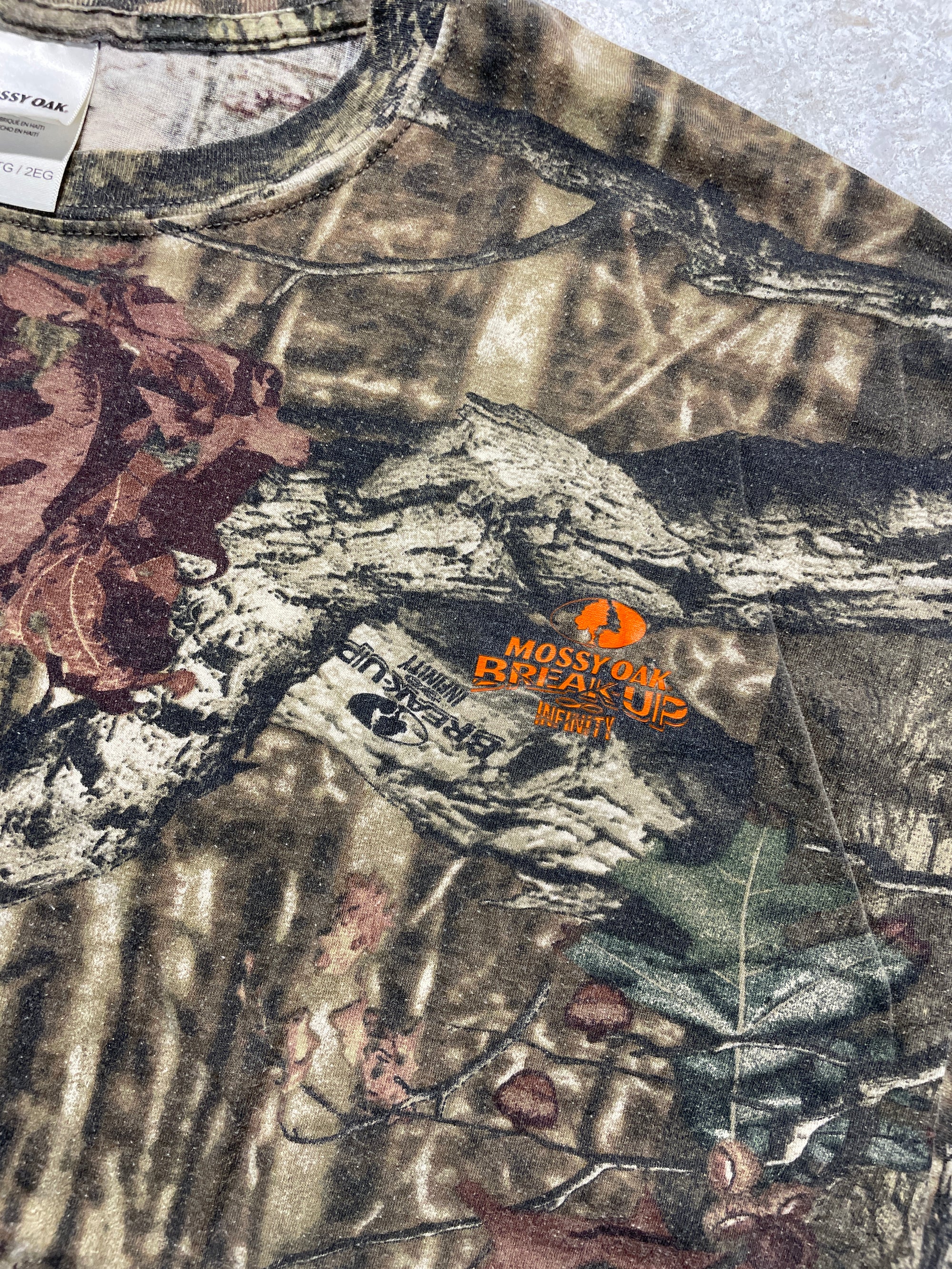 Vintage Mossy Oak Real Tree Camo Tee (XX-Large)