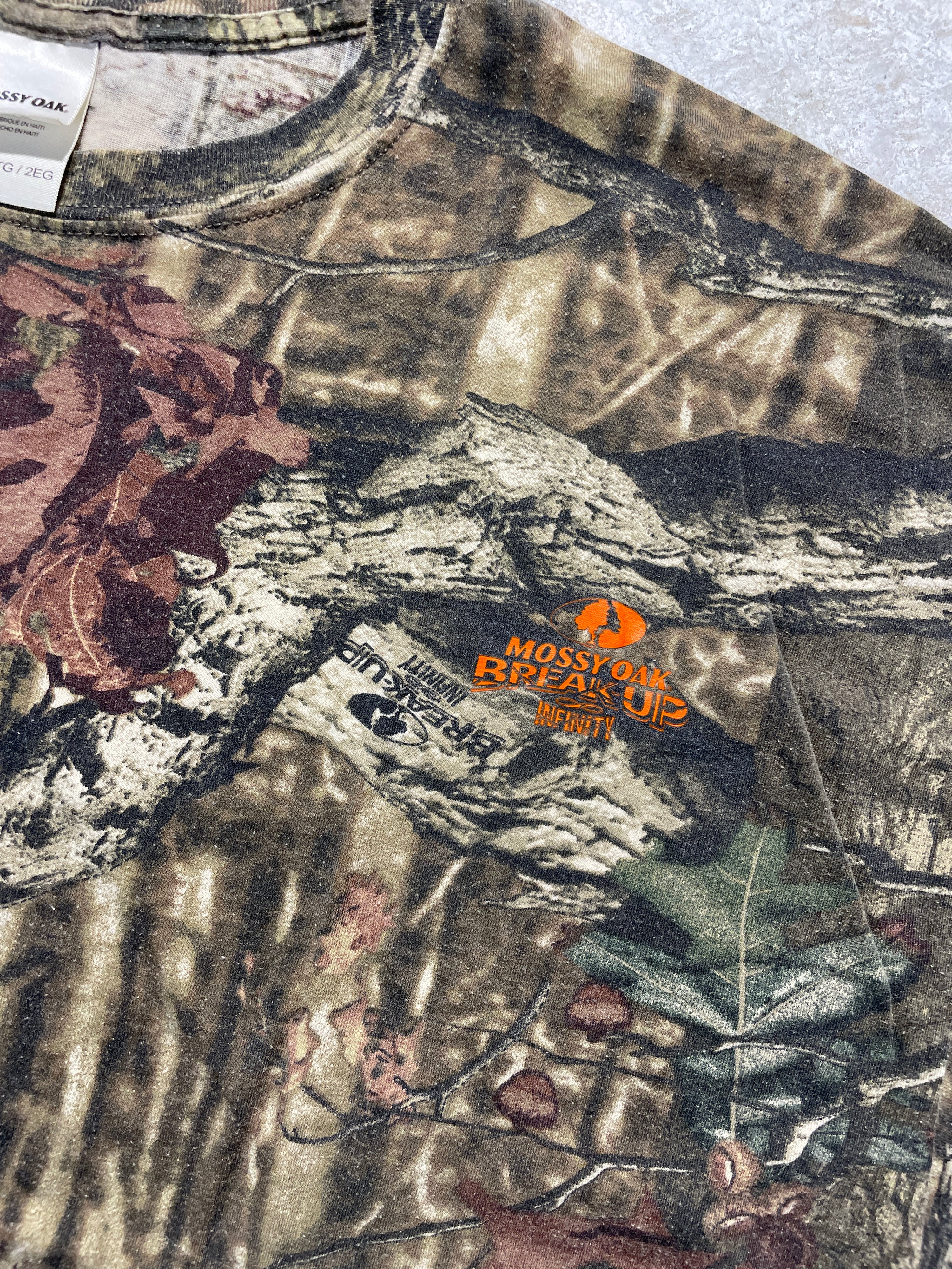 Vintage Mossy Oak Real Tree Camo Tee (XX-Large)