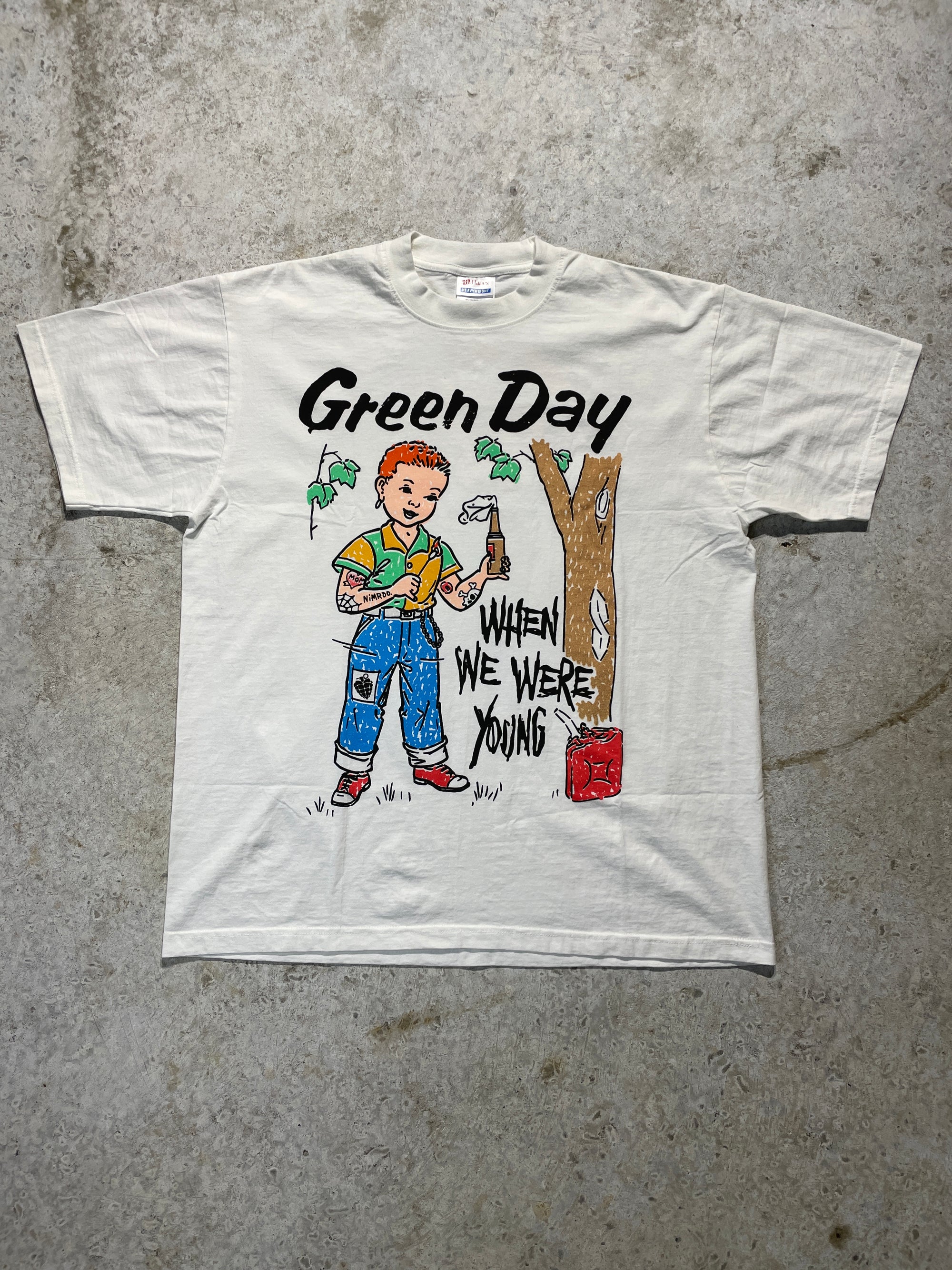 90s Green Day Band Tee (X-Large)