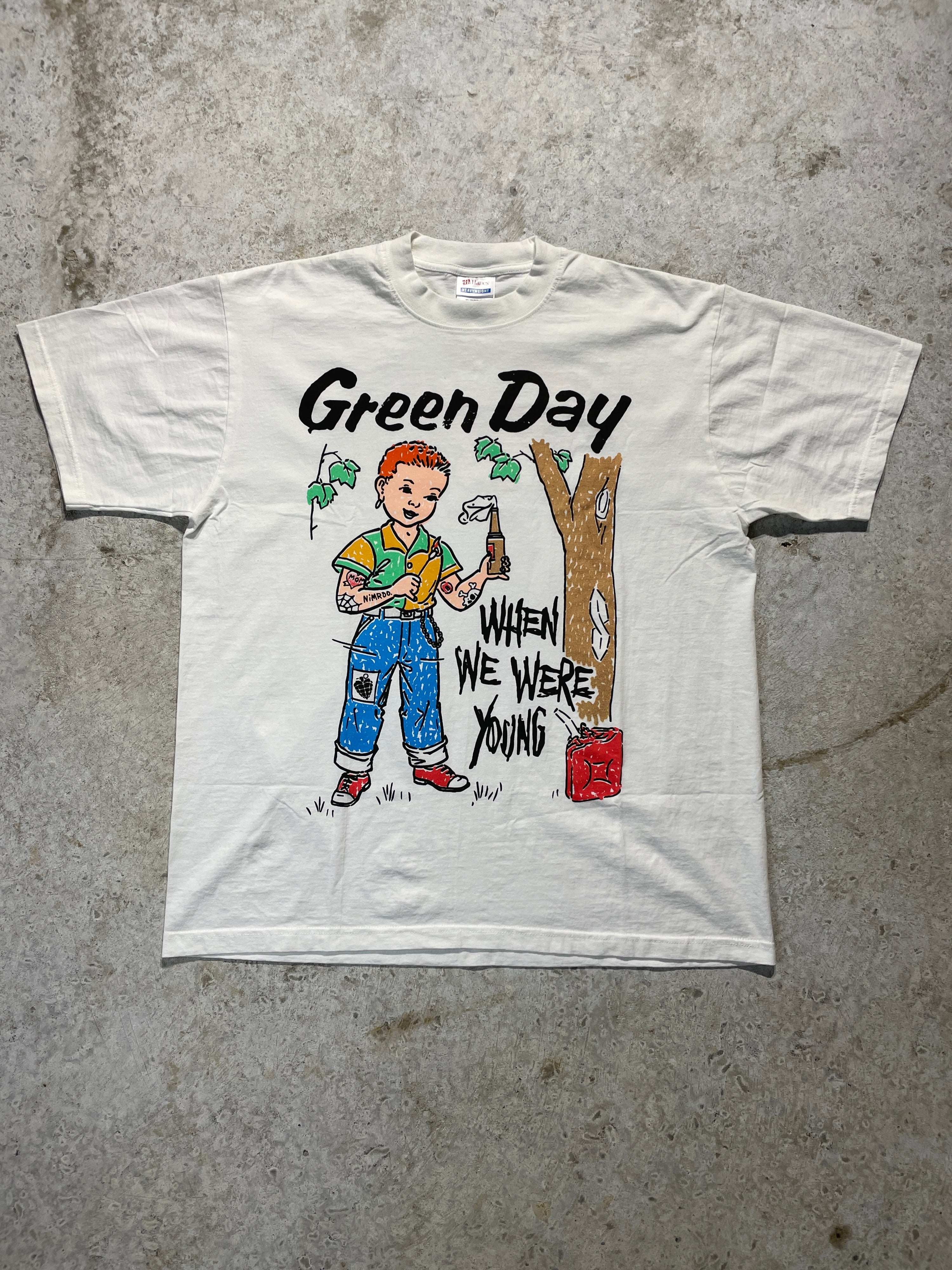 90s Green Day Band Tee (X-Large)