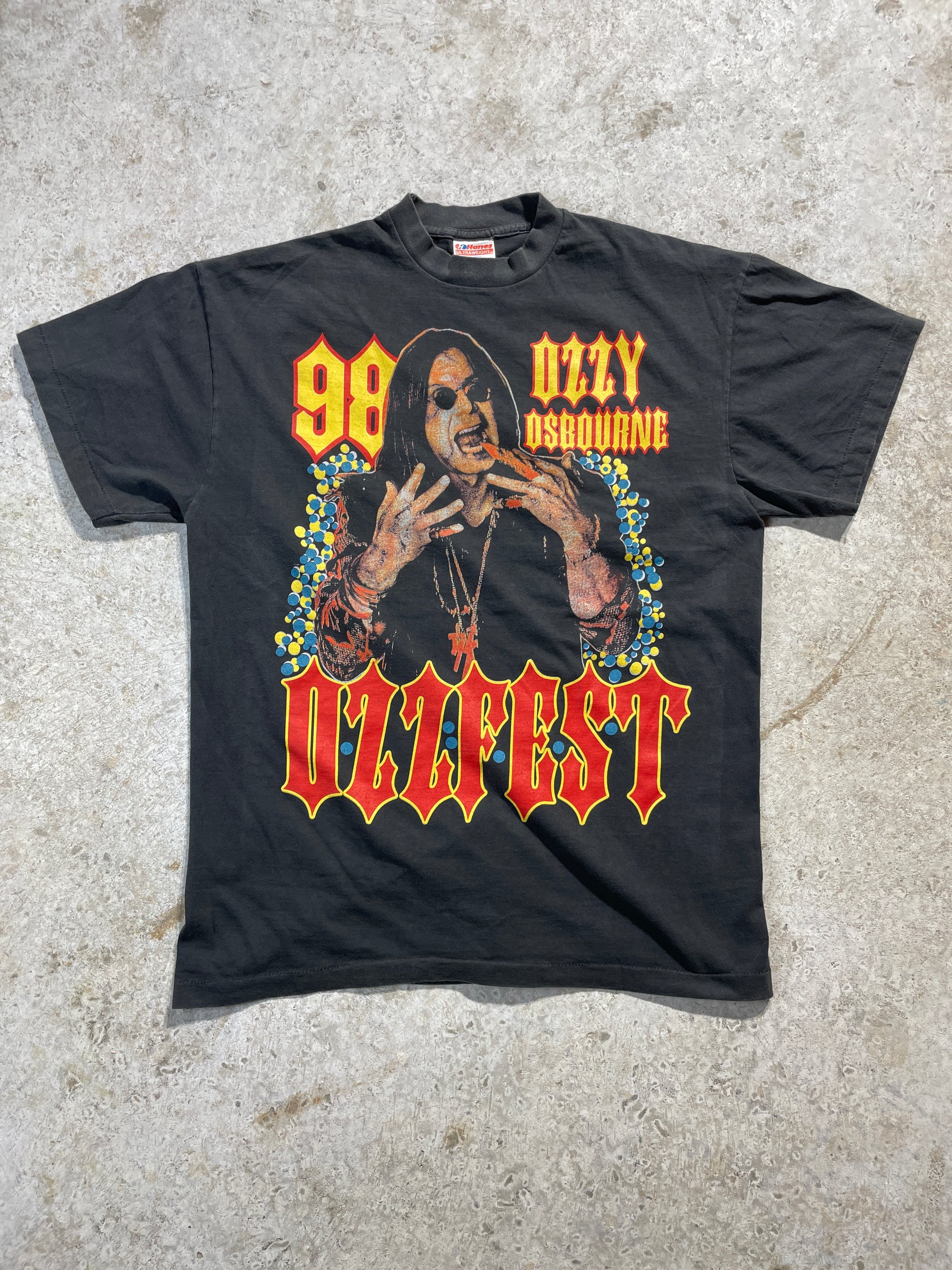 1998 Ozzy Osbourne Ozzfest & Other Bands Tee (X-Large)