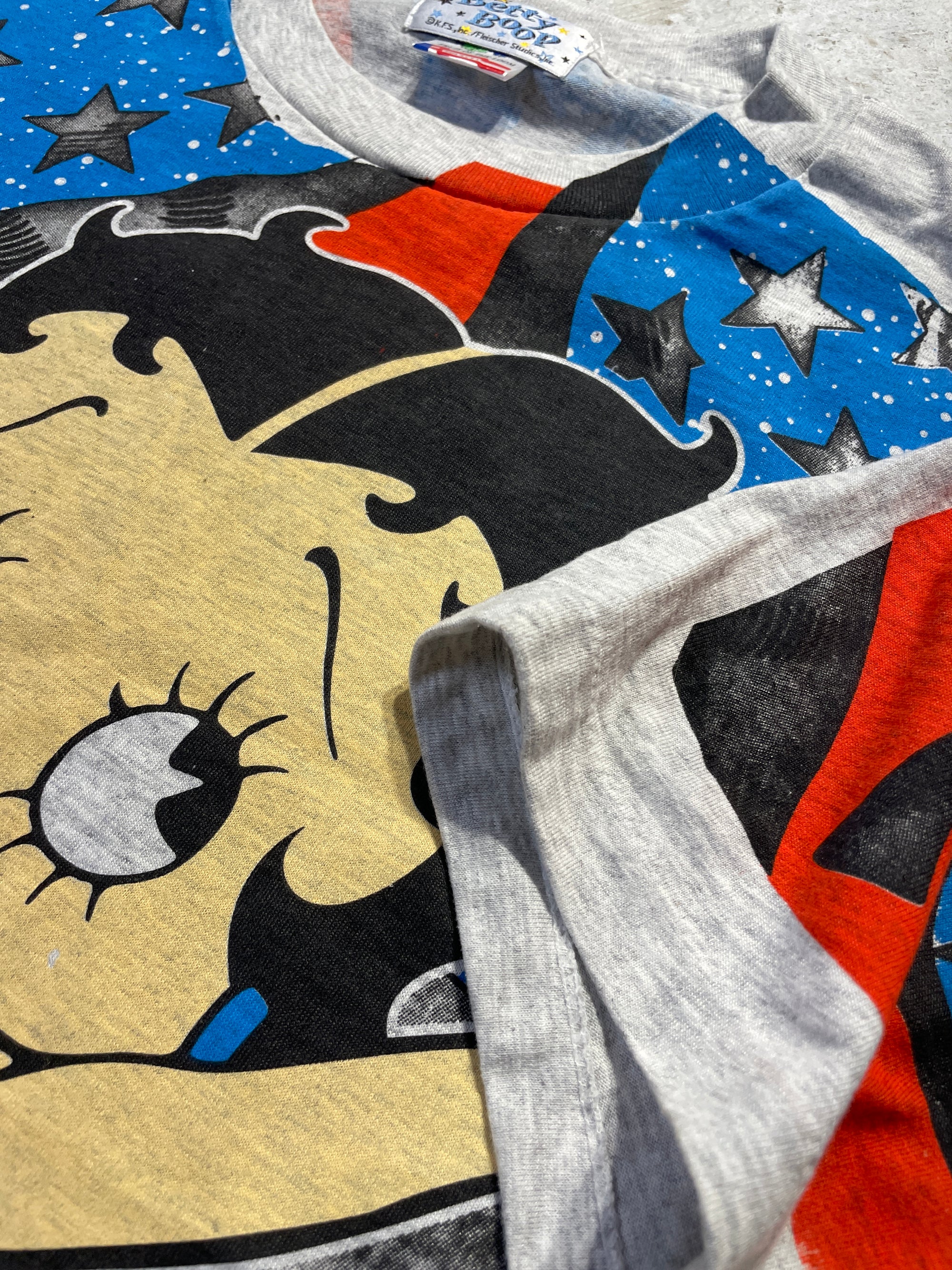 90s Betty Boop All Over Print Tee (X-Large) Tee - Vintage64.com - []