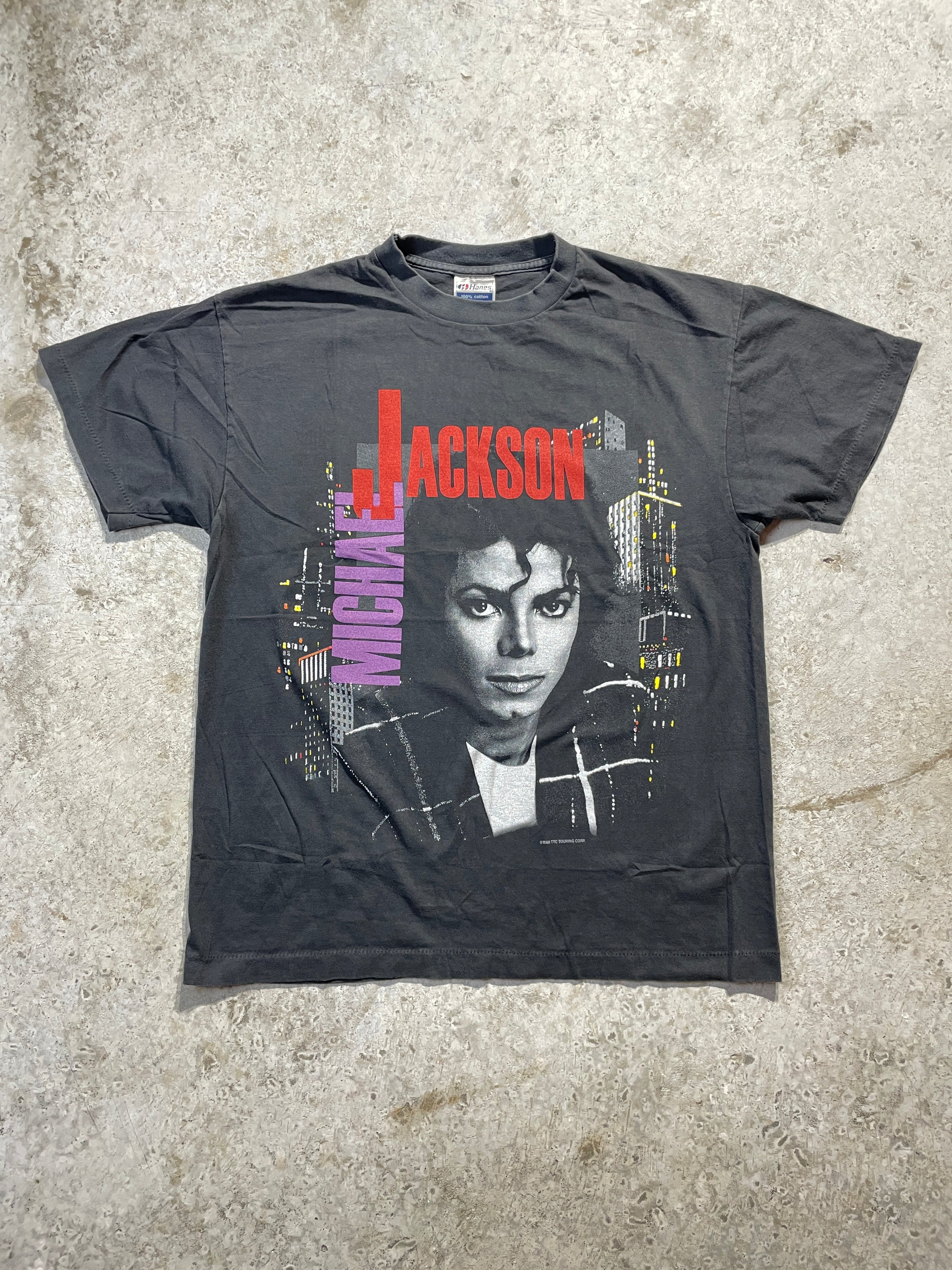 1988 Michael Jackson BAD Tour Tee (Large)