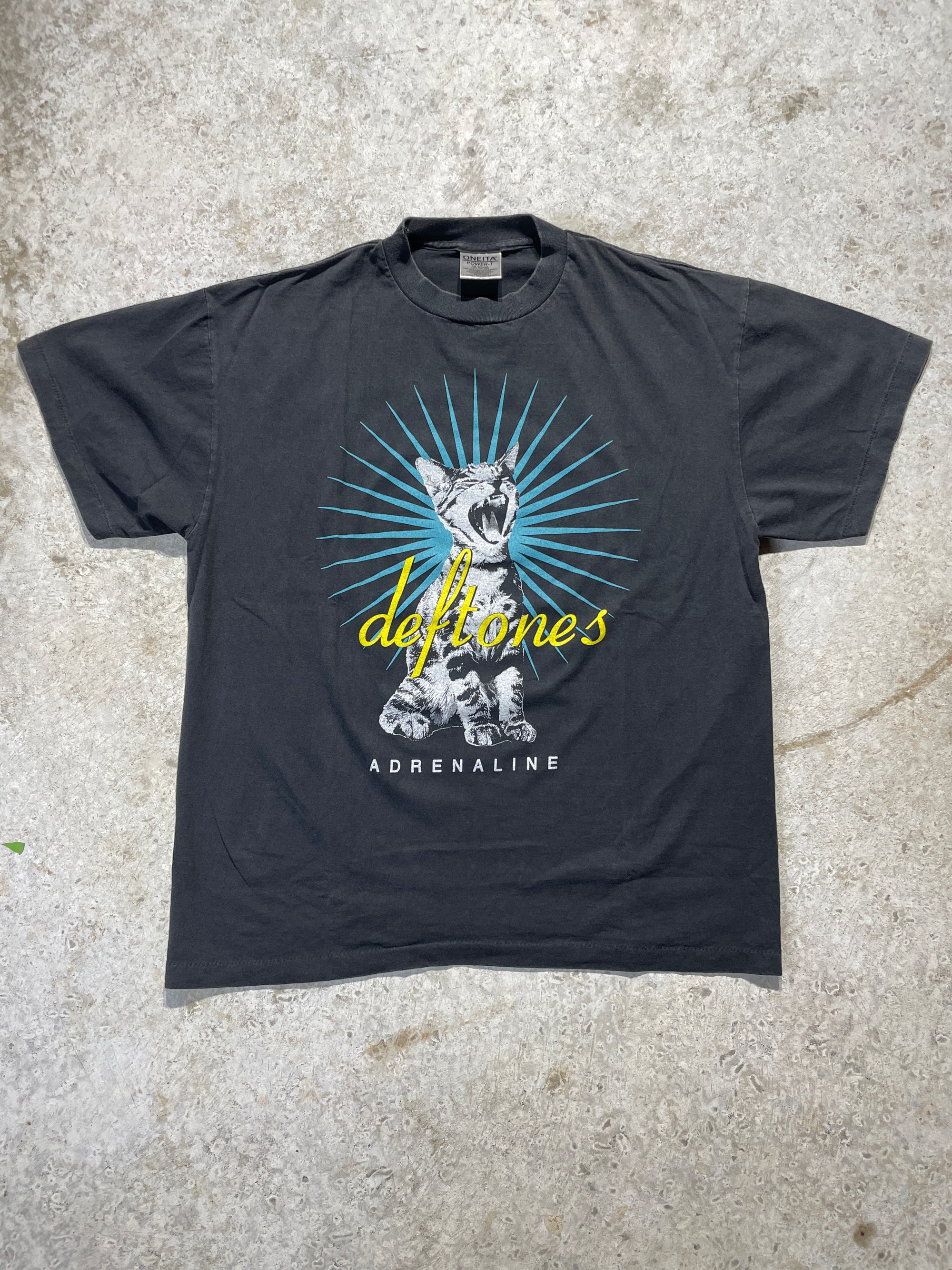 1996 Deftones Adrenaline Band Tee (Large) Tee - Vintage64.com - 