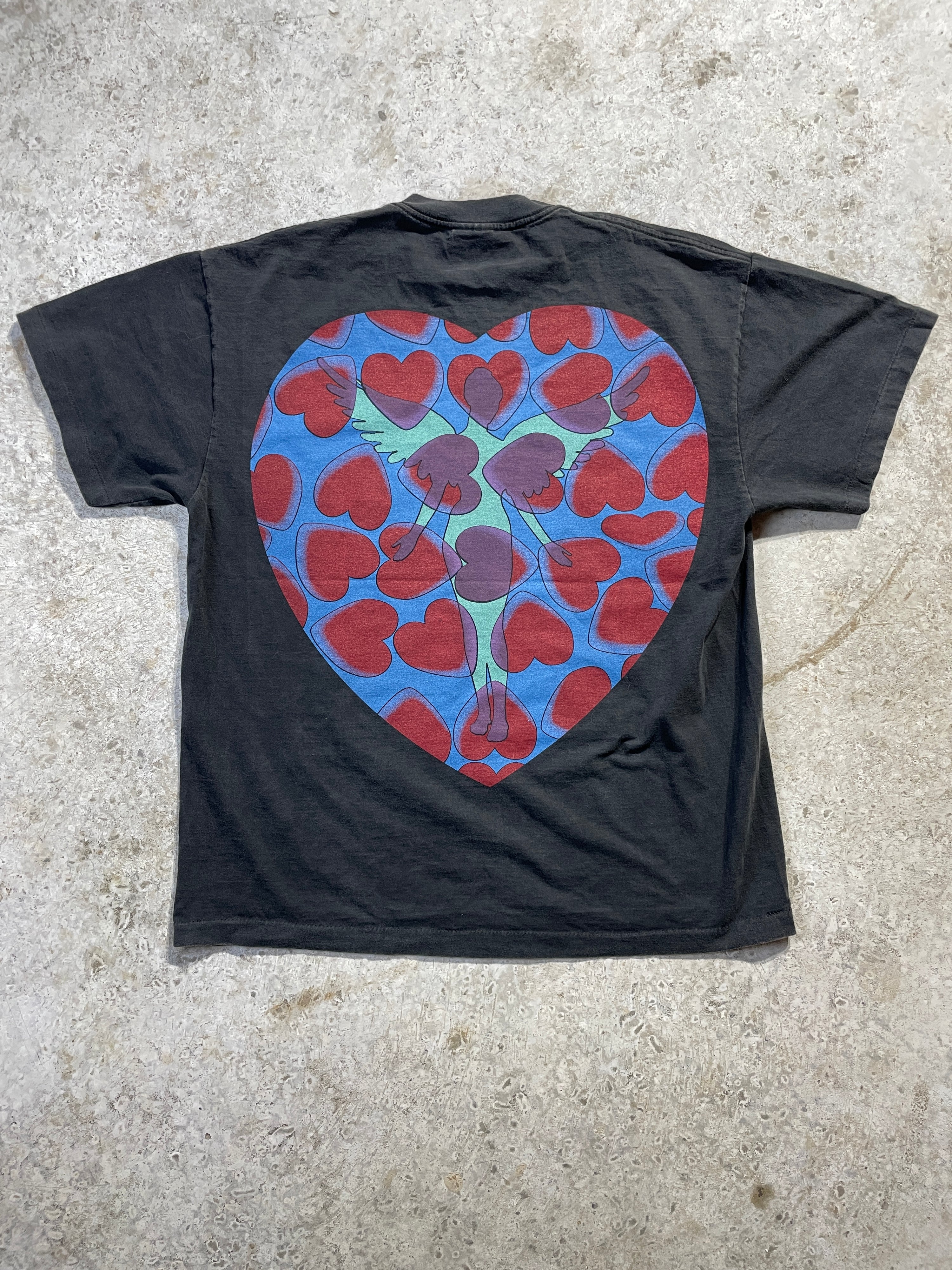 90s Nirvana Heart Shape Box Tee (X-Large)