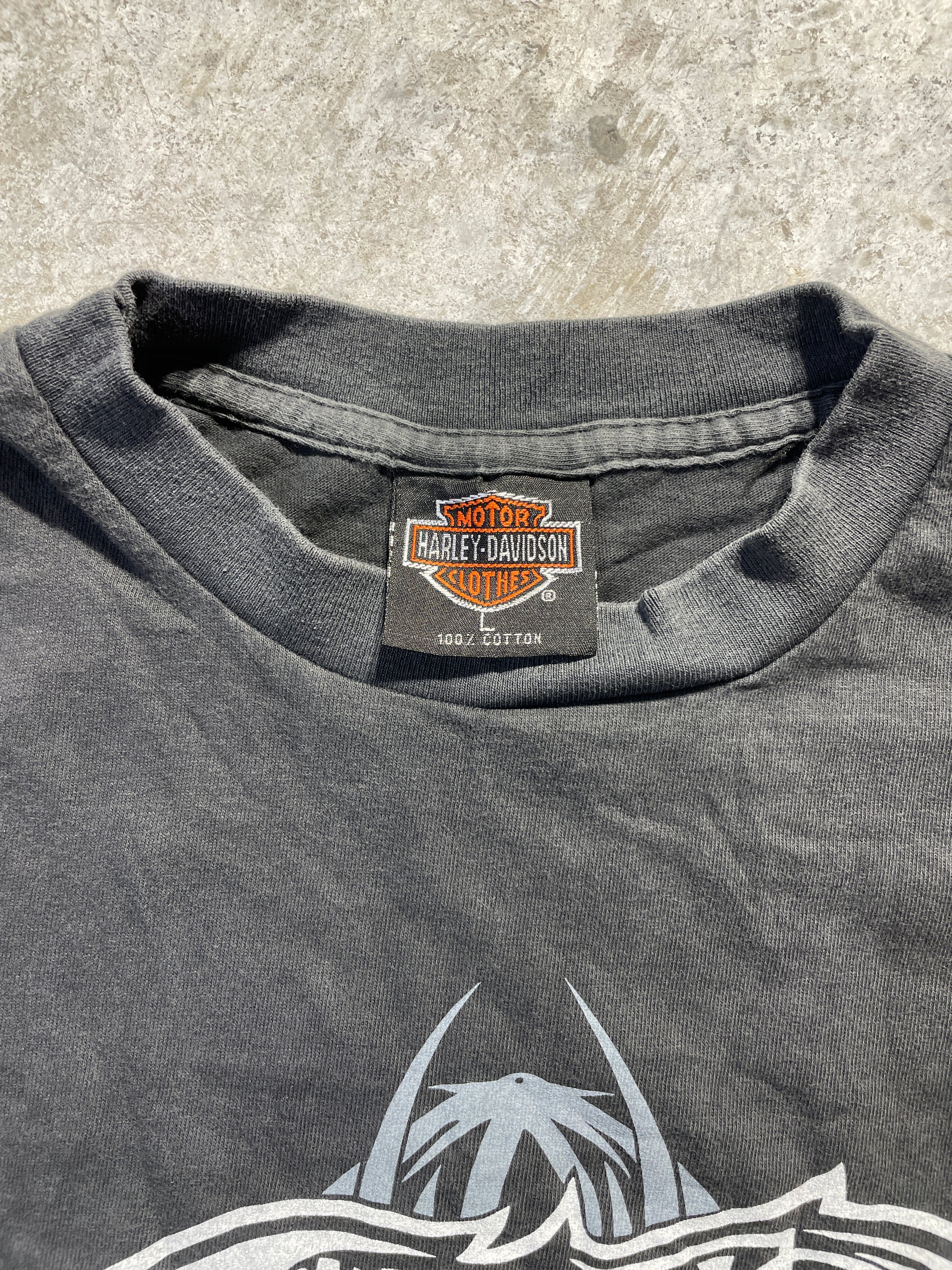 2000s California Harley Davidson Spiderweb Long Sleeve (Large)