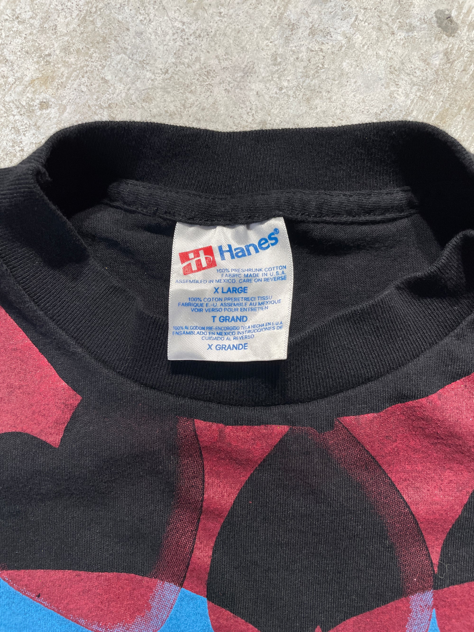 1993 Nirvana All Over Print Hearts Tee (X-Large)