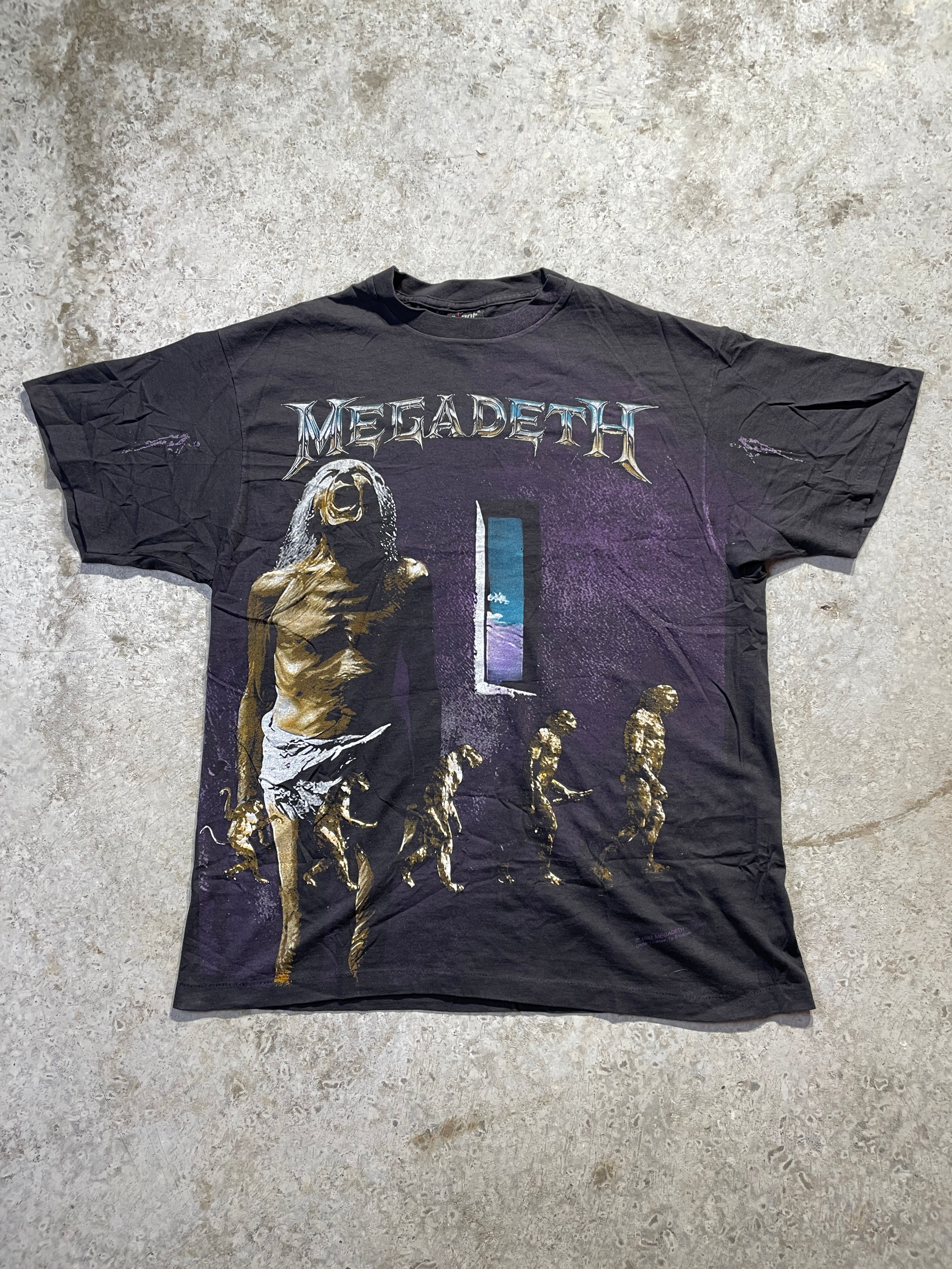 1992 Megadeth All Over Print Tee (X-Large)