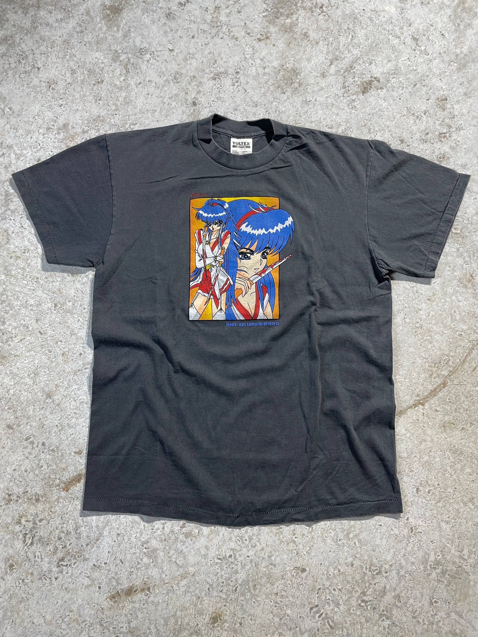90s Hook-ups Samurai Princess Skateboarding Tee (Large)