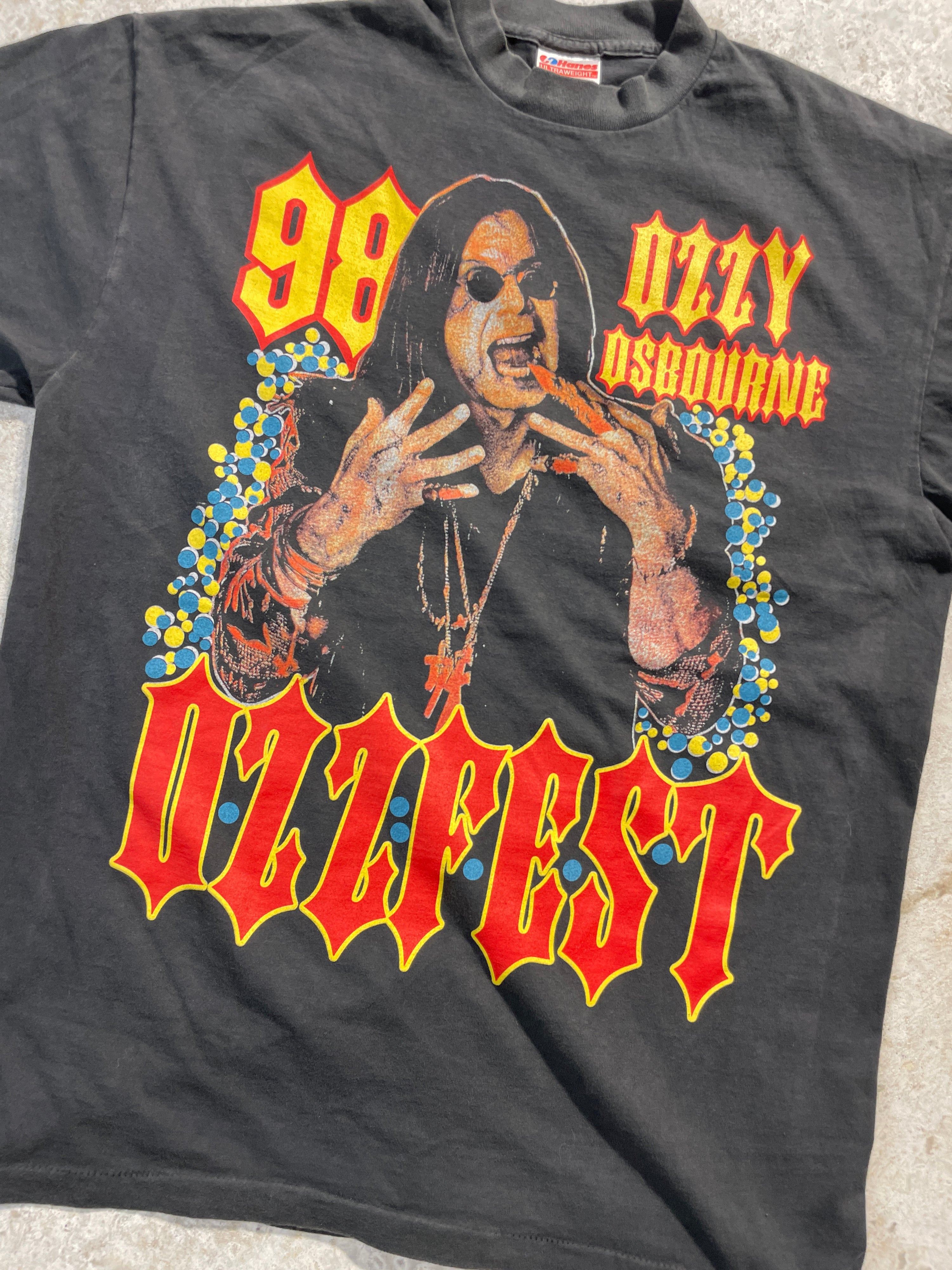 1998 Ozzy Osbourne Ozzfest & Other Bands Tee (X-Large)