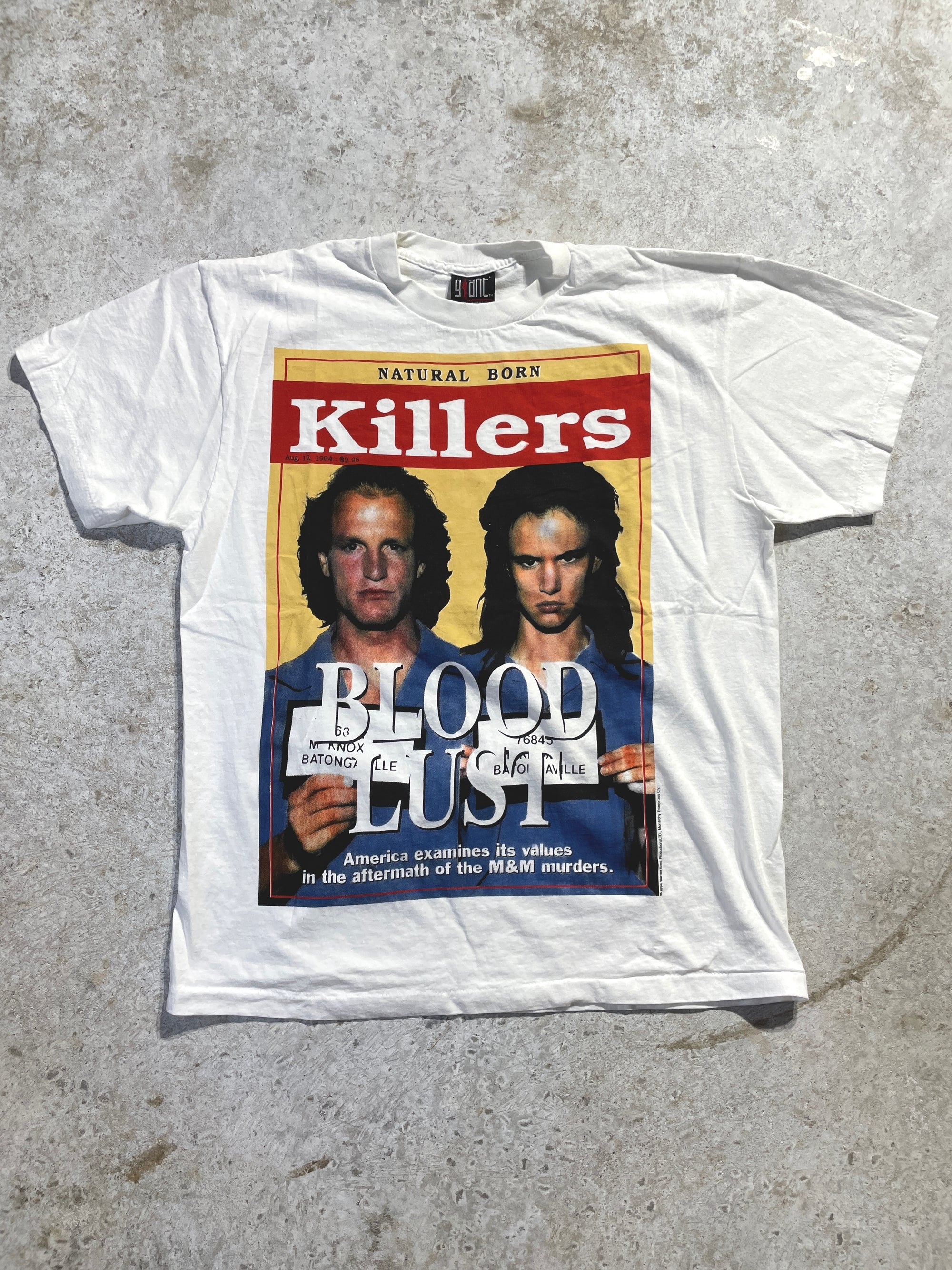 1994 Natural Born Killers Tee Multiple Bands (Large)