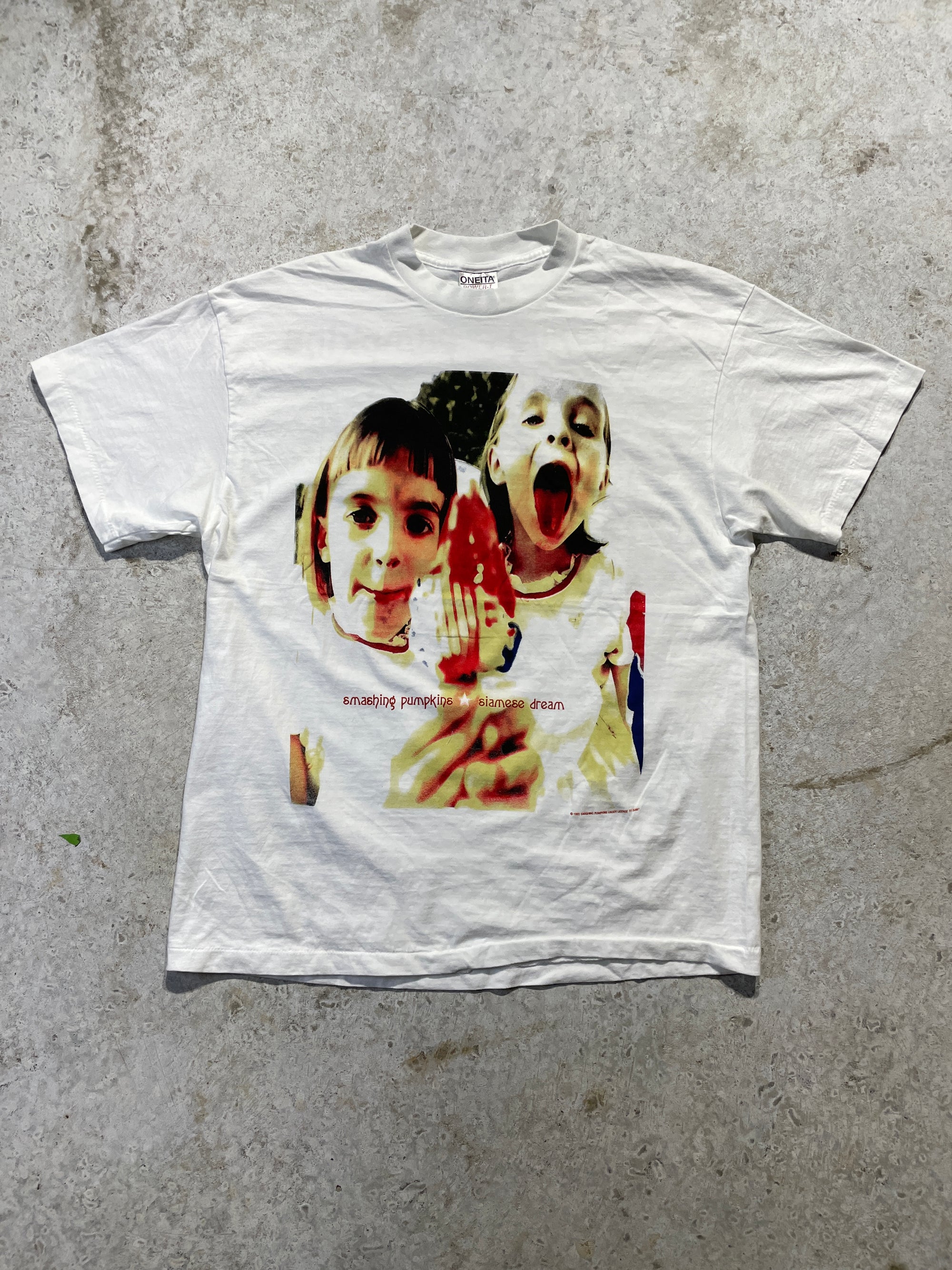 1993 Smashing Pumpkins Rock Invasion Tee (X-Large)