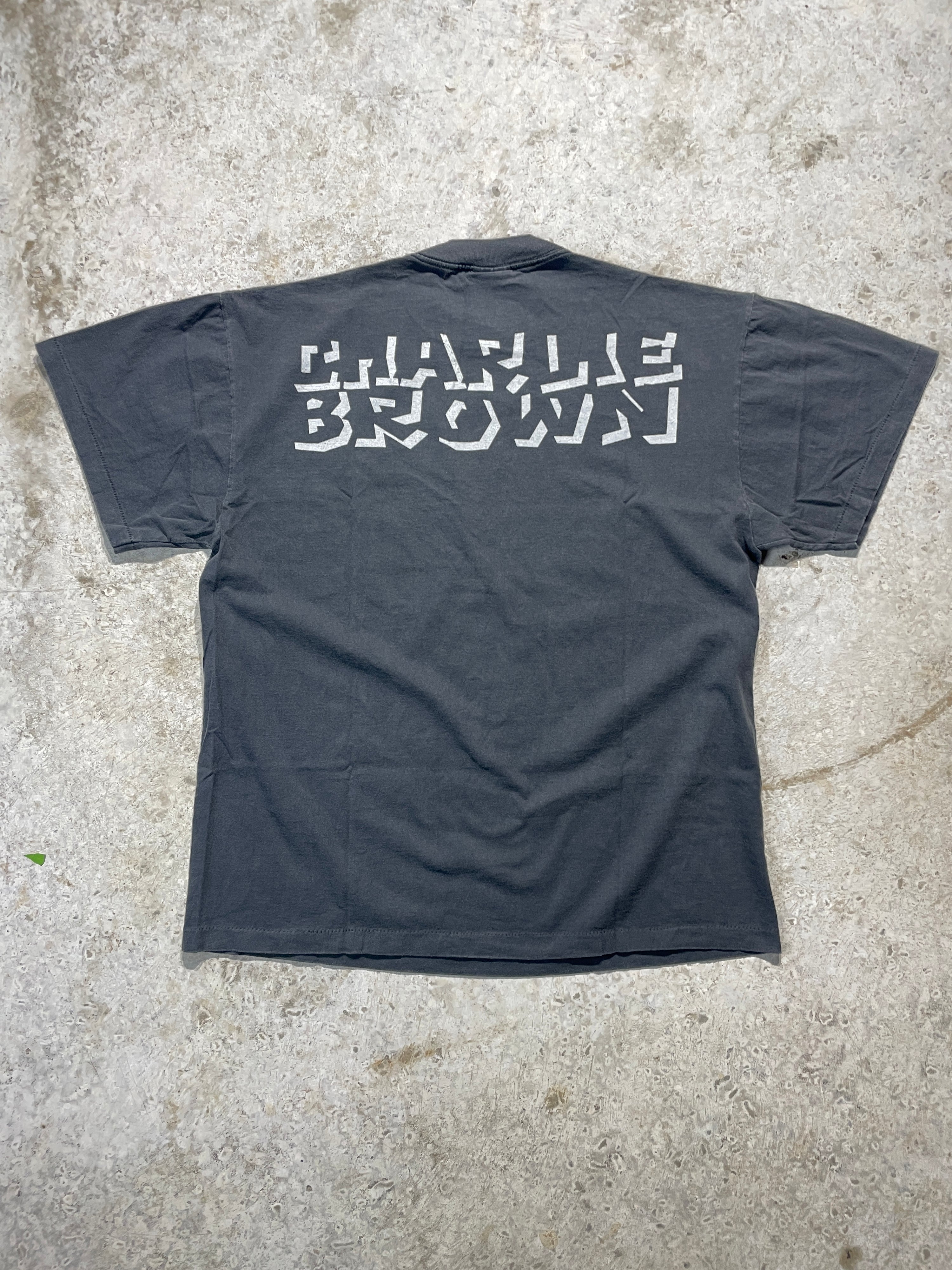 90s Charlie Brown Shadow Tee (X-Large) - Tee - Vintage - Vintage64