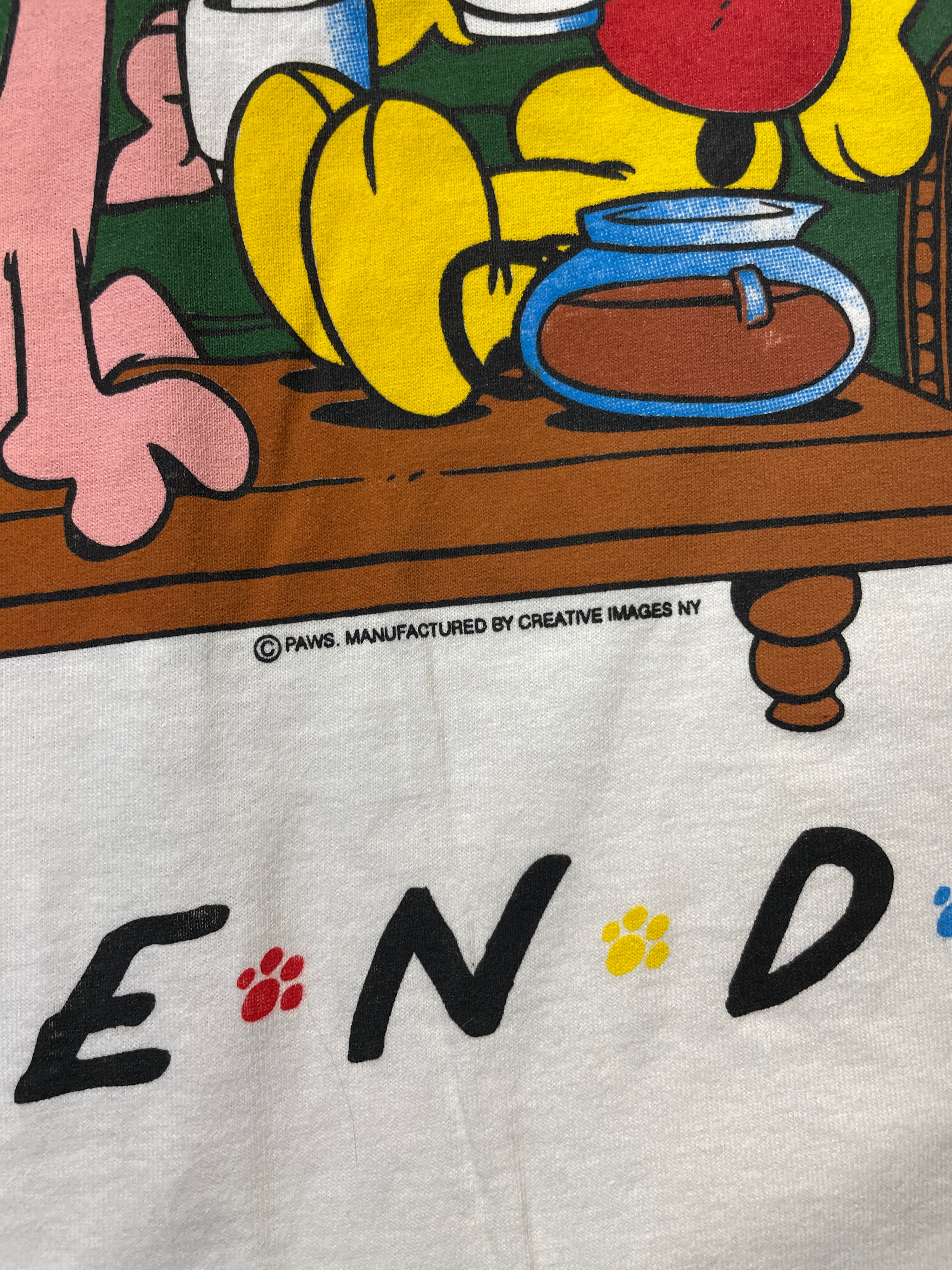 90s Garfield and Friends Tee (X-Large) - Tee - Vintage - Vintage64