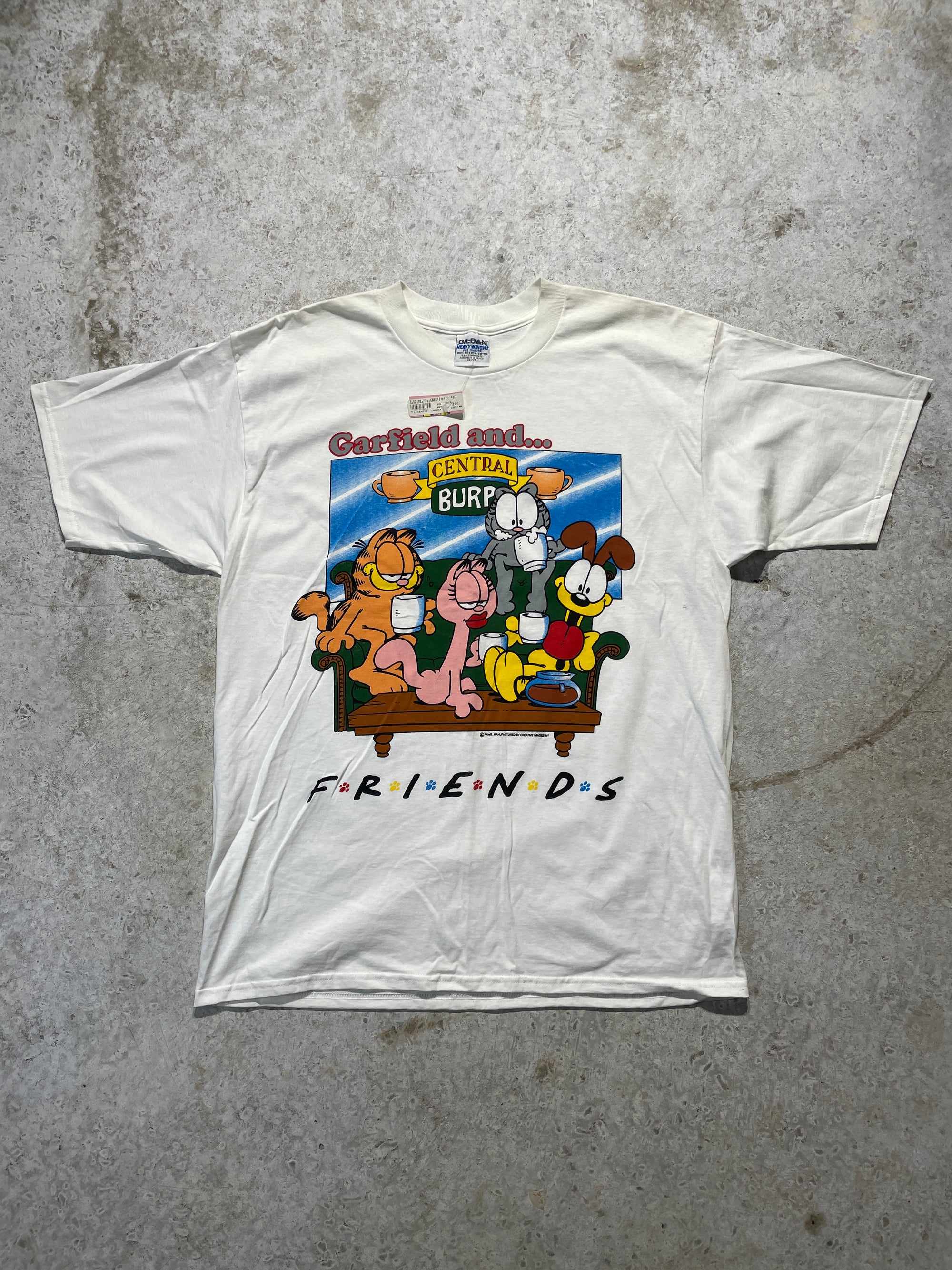 90s Garfield and Friends Tee (X-Large) - Tee - Vintage - Vintage64
