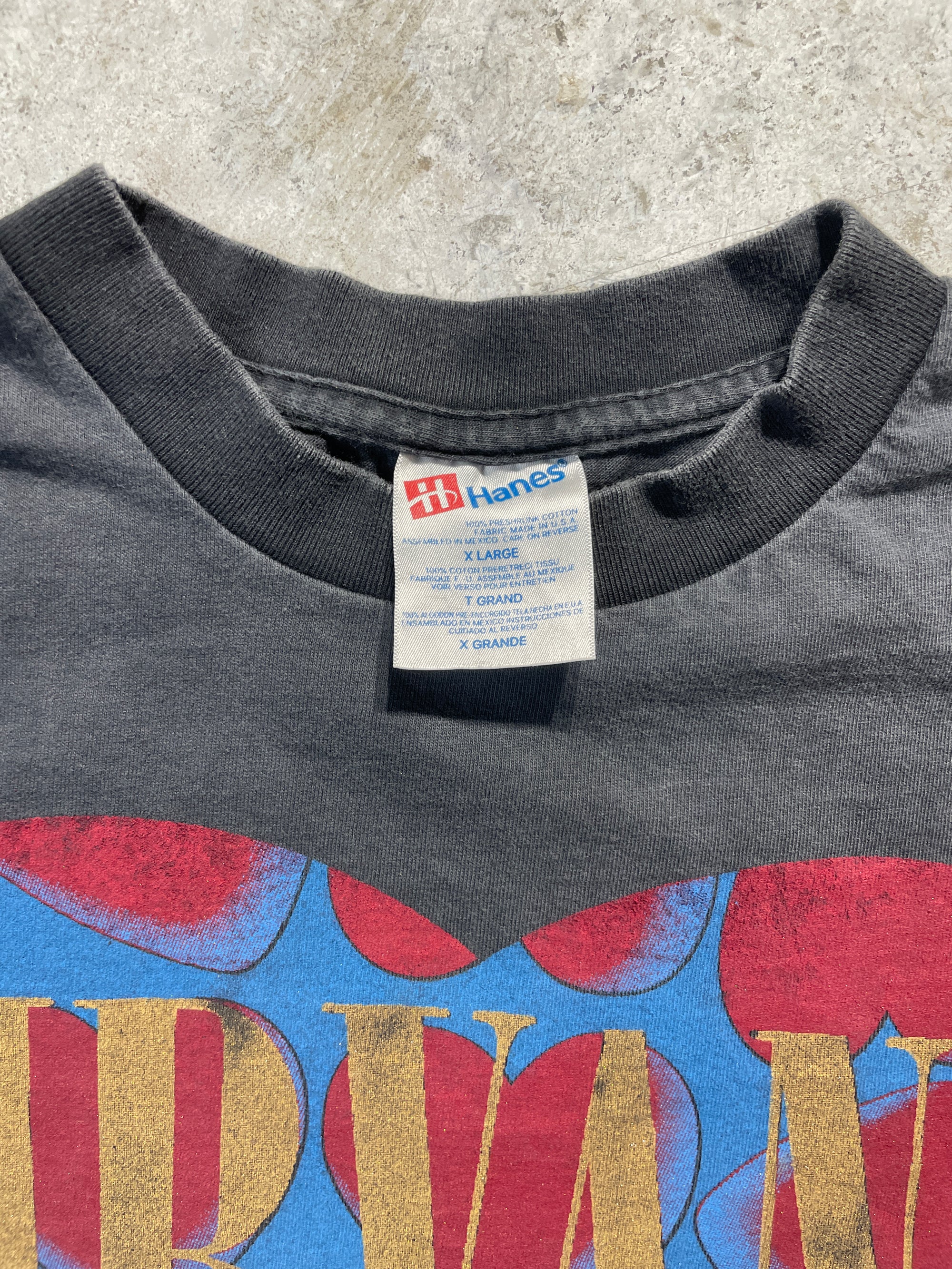90s Nirvana Heart Shape Box Tee (X-Large)