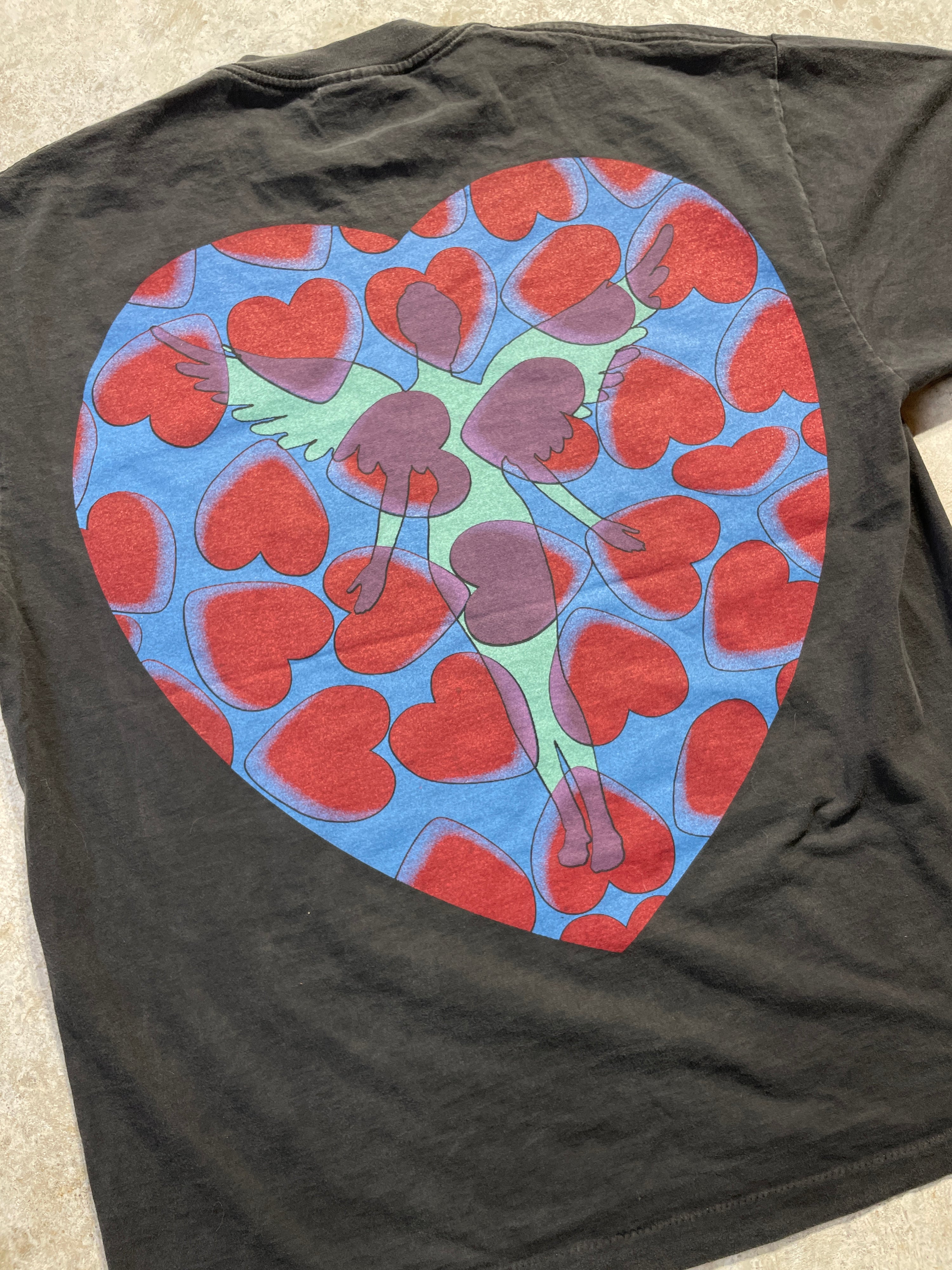 90s Nirvana Heart Shape Box Tee (X-Large)