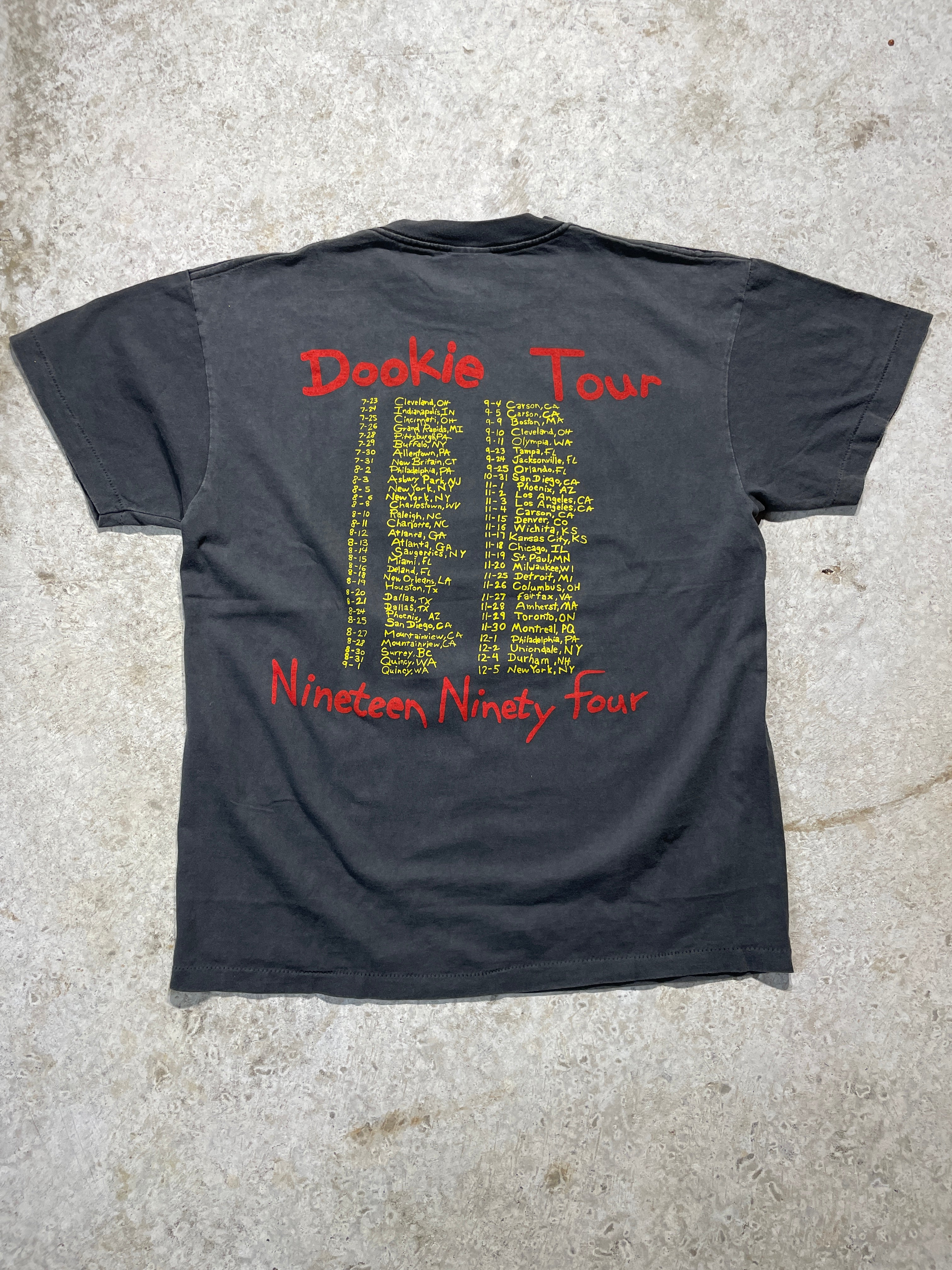 1994 Green Day Dookie Tour Tee (Large) – Vintage64