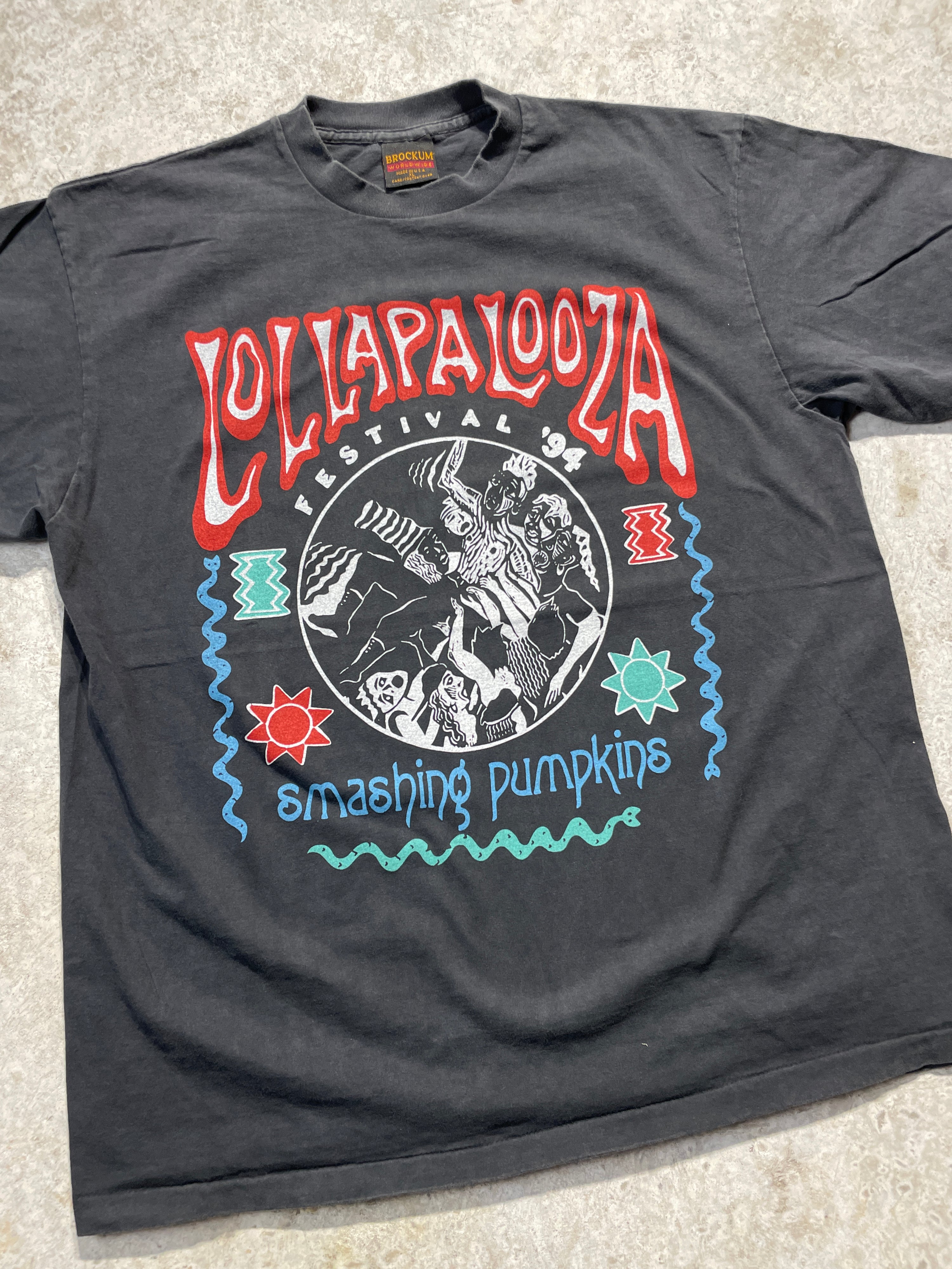 90s Lollapalooza Smashing Pumpkins Tee (X-Large)